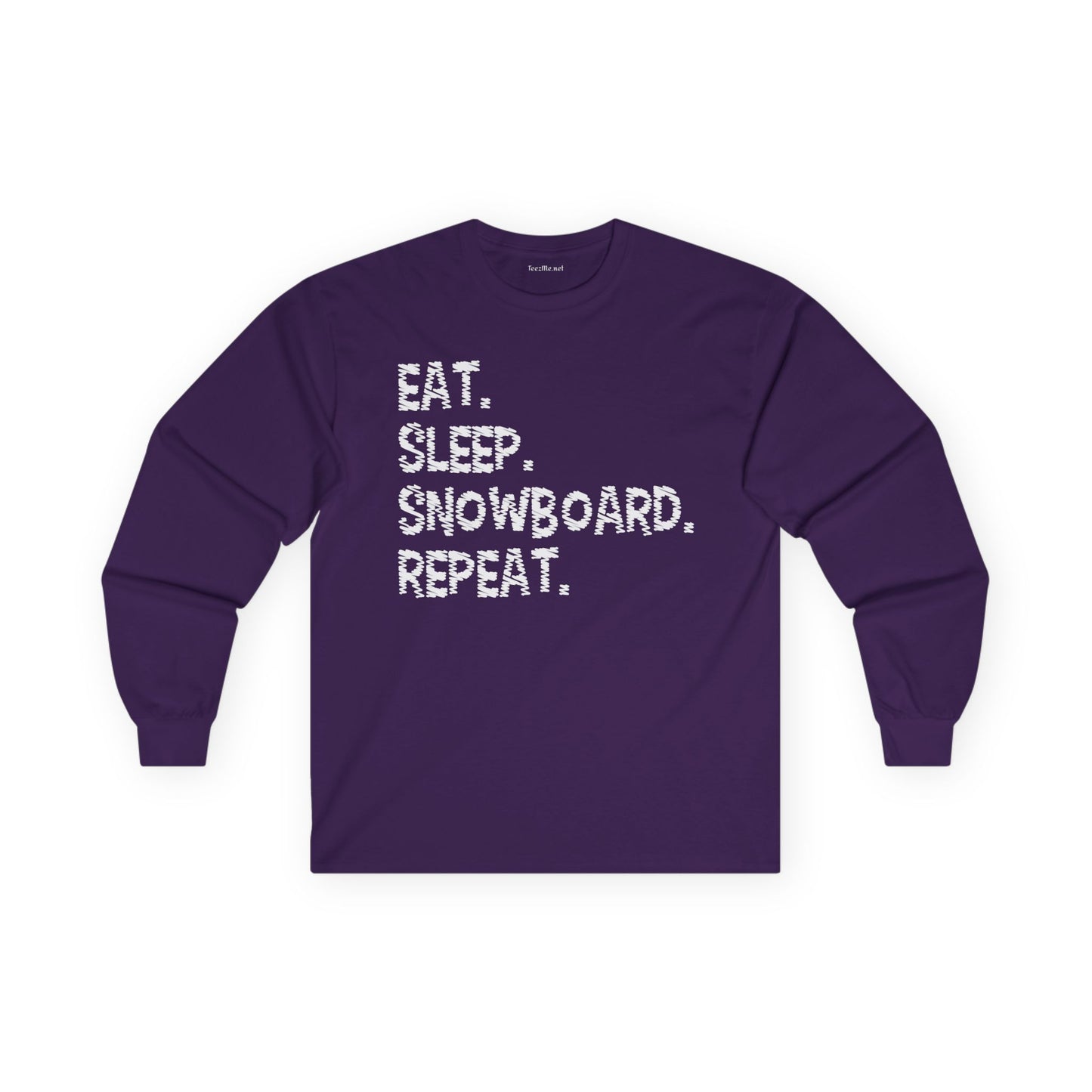 Eat Sleep Snowboard Repeat Unisex Ultra Cotton Long Sleeve Tee