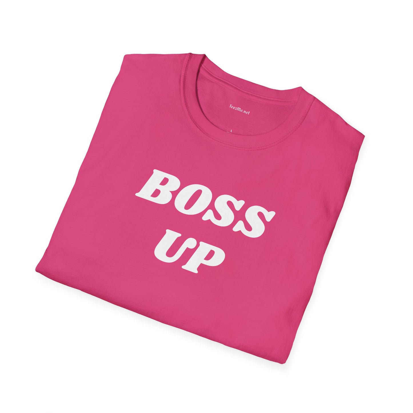 BOSS UP  - Unisex Softstyle T-Shirt 100% Cotton Graphic