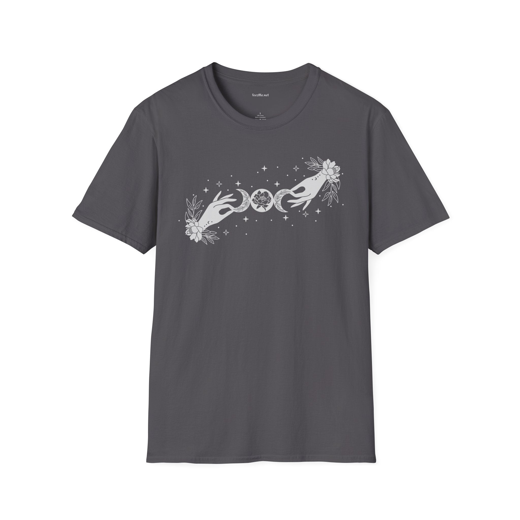 BOHO Mystical Moon - Unisex Softstyle T-Shirt 100% Cotton Graphic