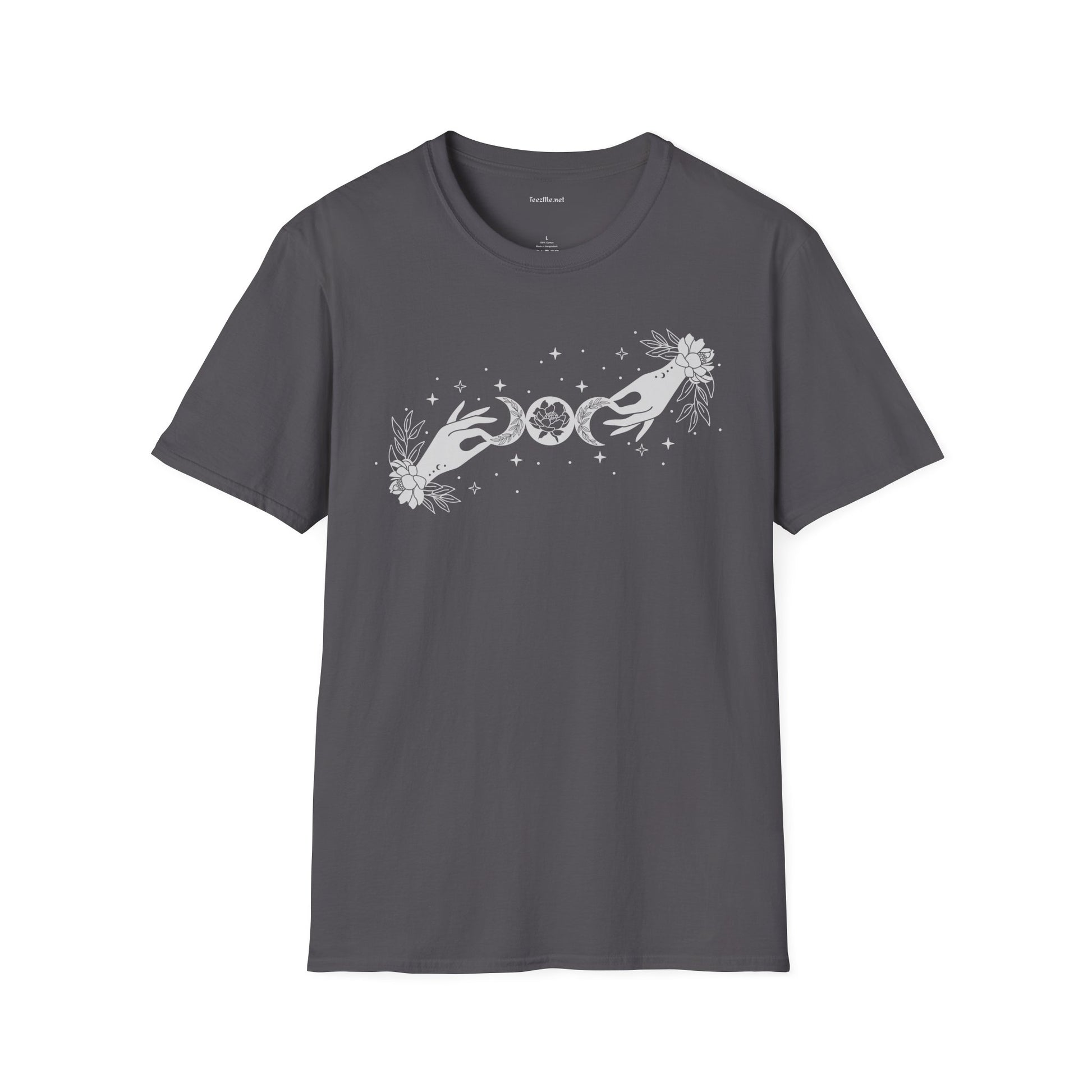 BOHO Mystical Moon - Unisex Softstyle T-Shirt 100% Cotton Graphic