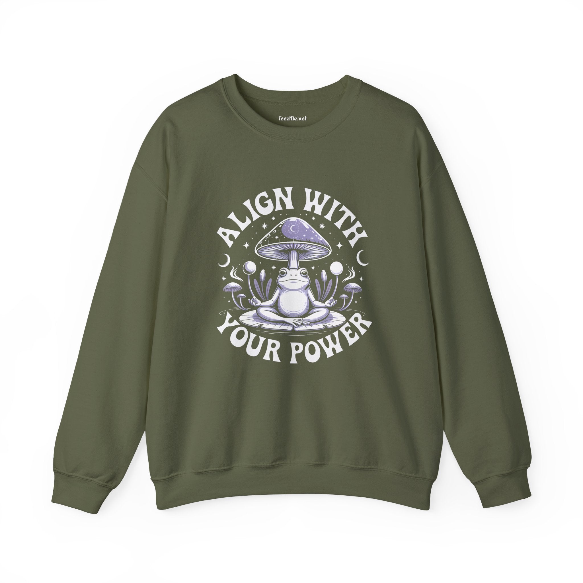 Align With Your Power Frog Unisex Heavy Blend™ Crewneck Sweatshirt