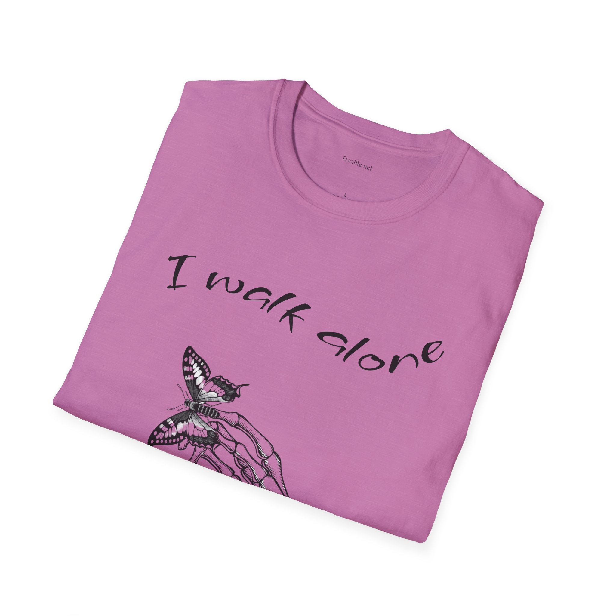 I walk alone - Unisex Softstyle T-Shirt 100% Cotton Graphic