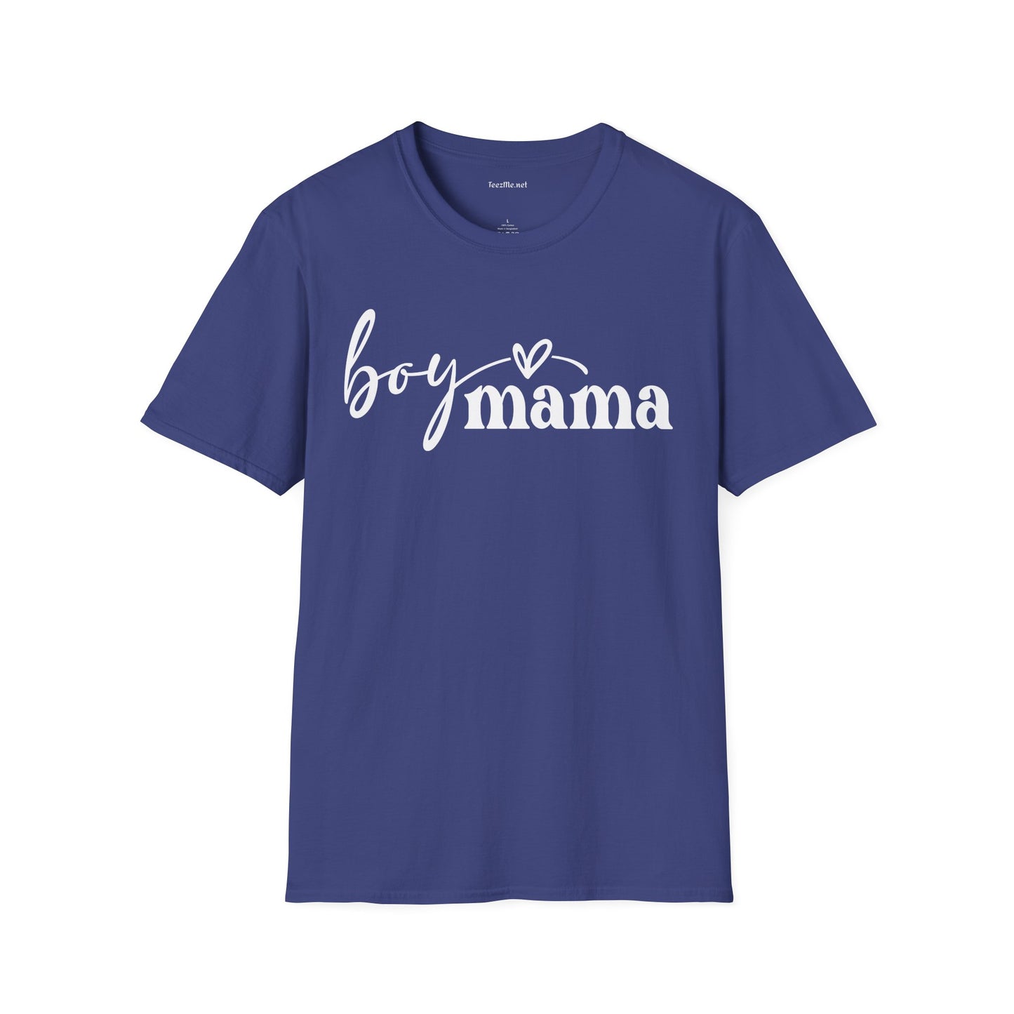 Boy Mama 01 Unisex SoftStyle T-Shirt 100% Cotton Graphic