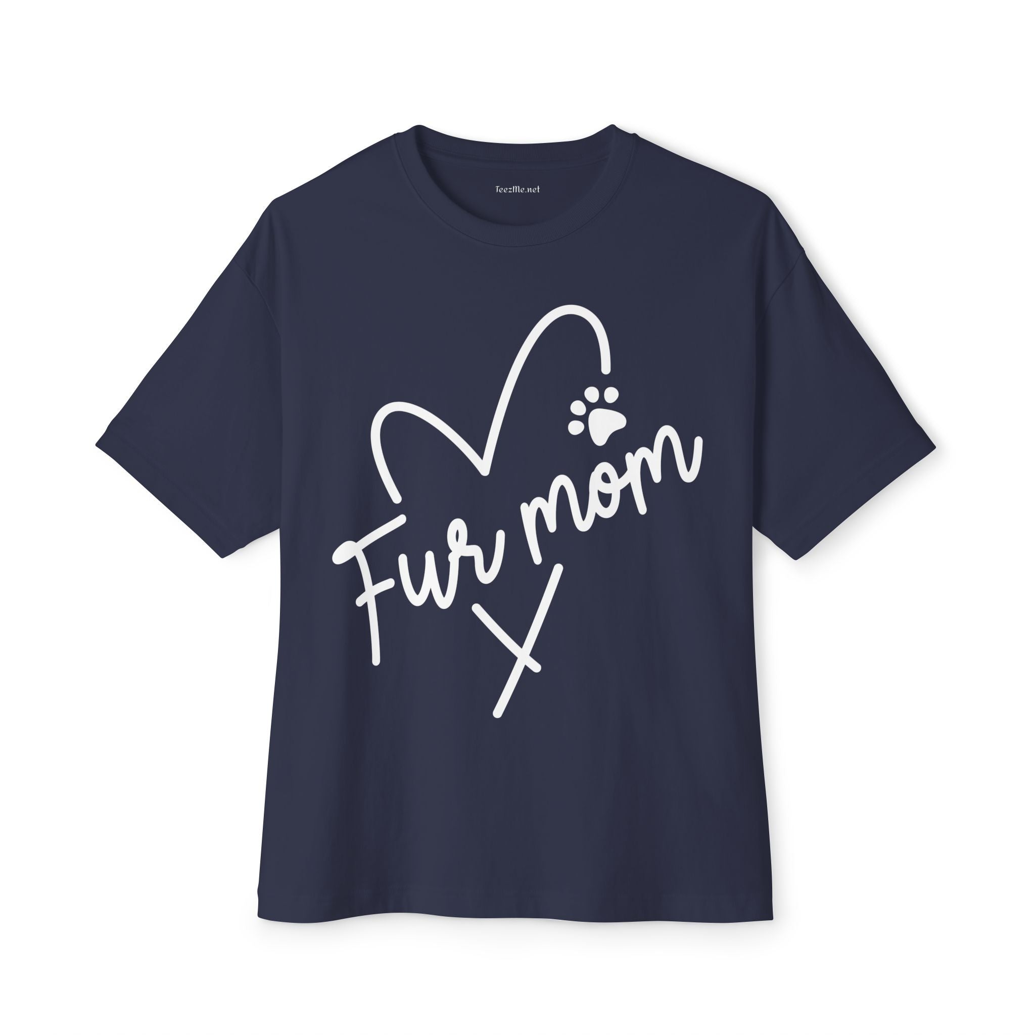 Fur Mom 01 Unisex Oversized Boxy Tee