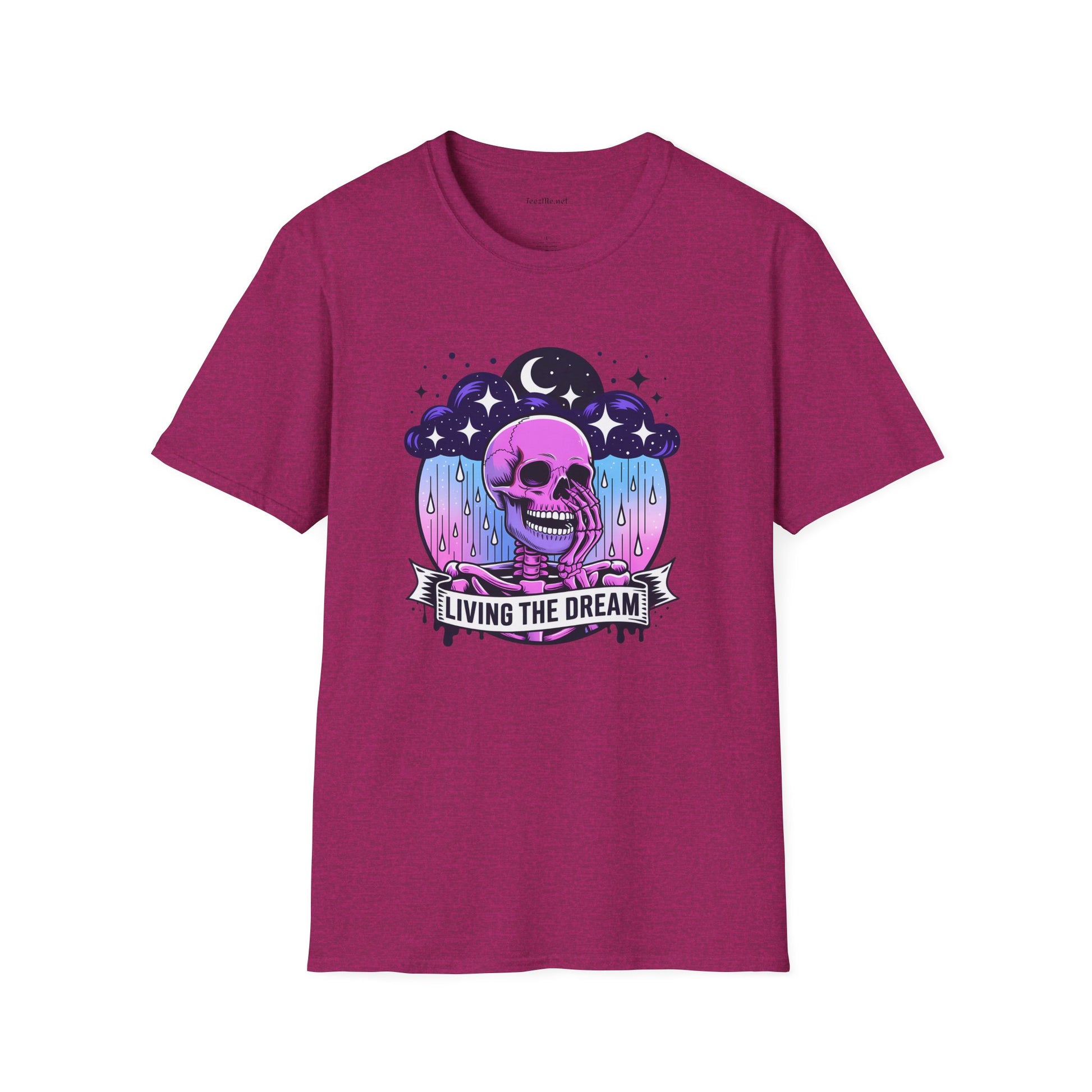 Living the Dream Unisex Softstyle T-Shirt 100% Cotton Graphic