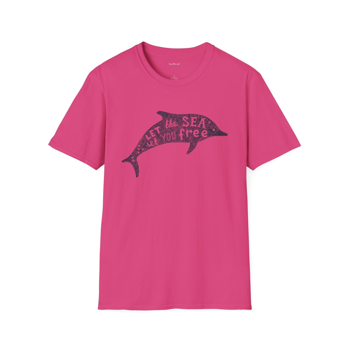Let the sea - Unisex Softstyle T-Shirt 100% Cotton Graphic