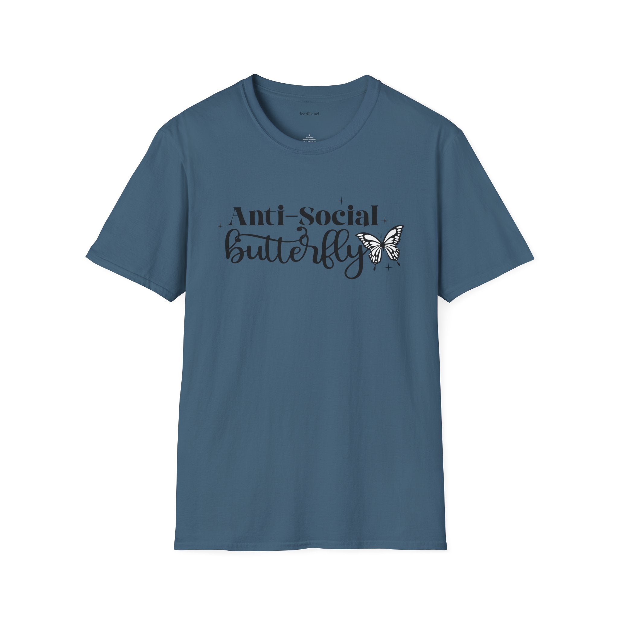Anti-Social Butterfly T-Shirt — Cute Introvert Graphic Tee