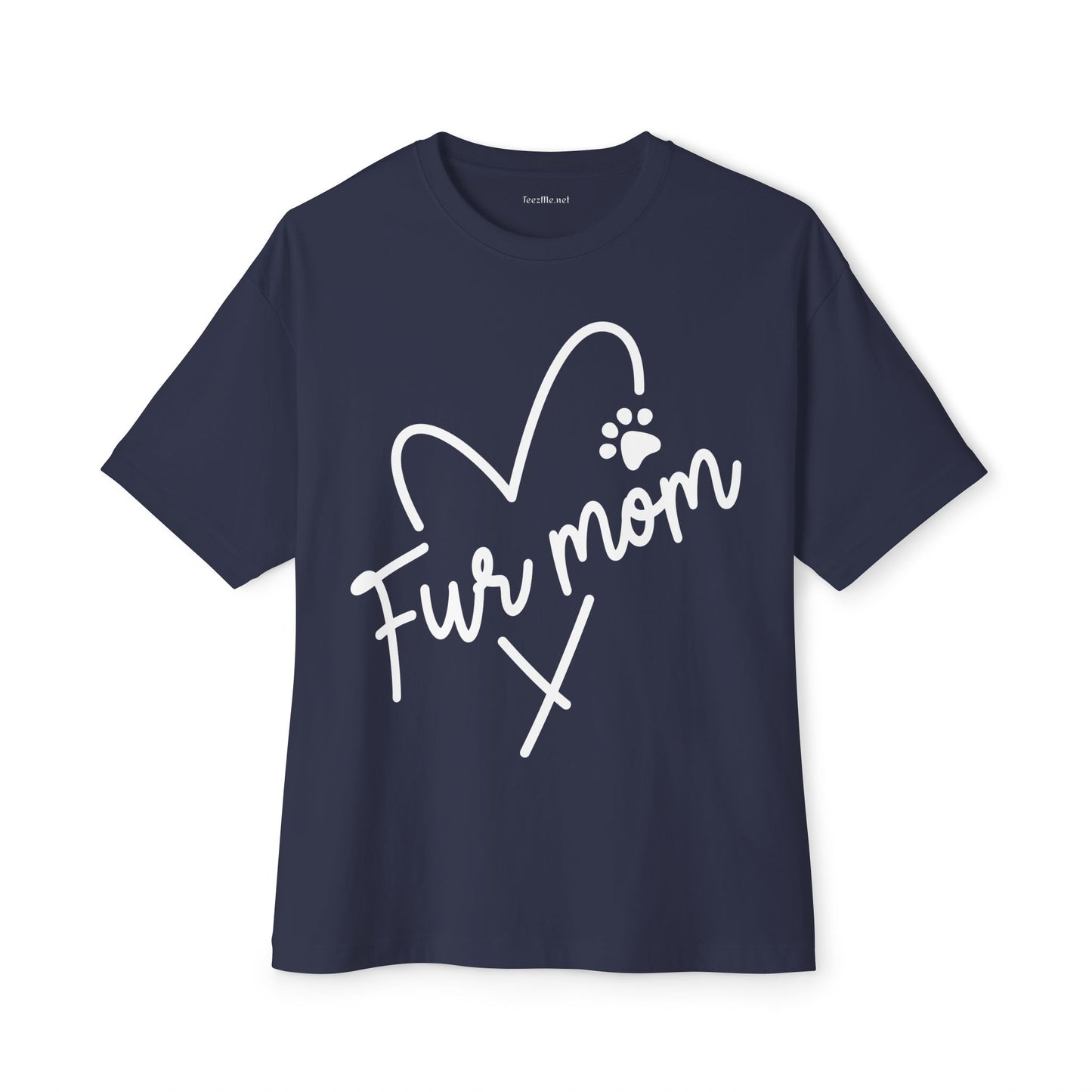 Fur Mom 01 Unisex Oversized Boxy Tee