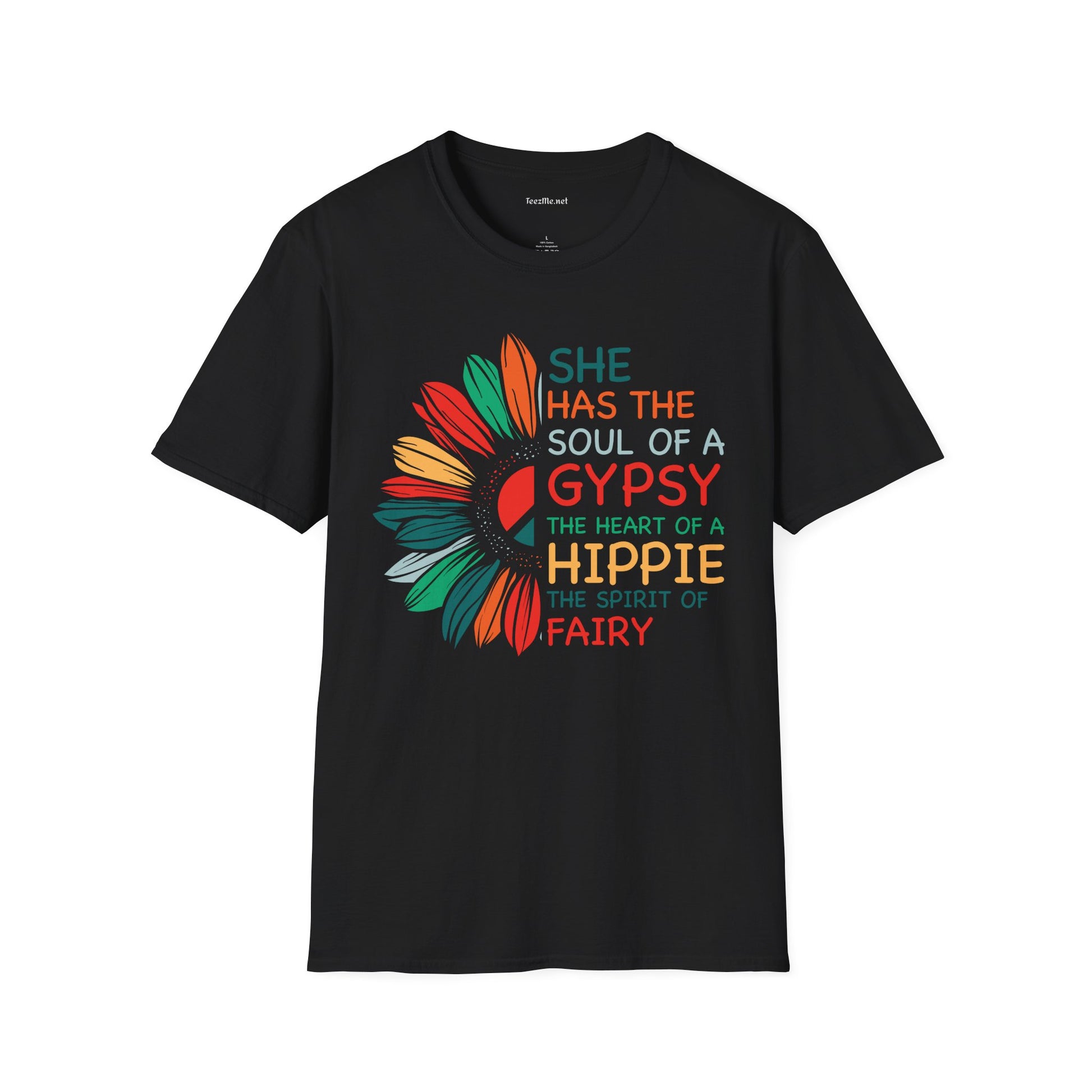 She has the Soul of a Gypsy Unisex Softstyle T-Shirt 100% Cotton Graphic