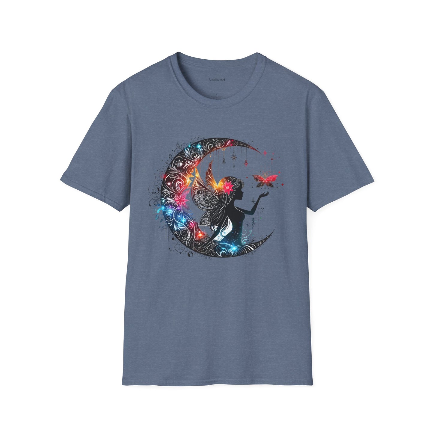 Moon Fairy 03 Unisex Soft Style T-Shirt 100% Cotton Graphic
