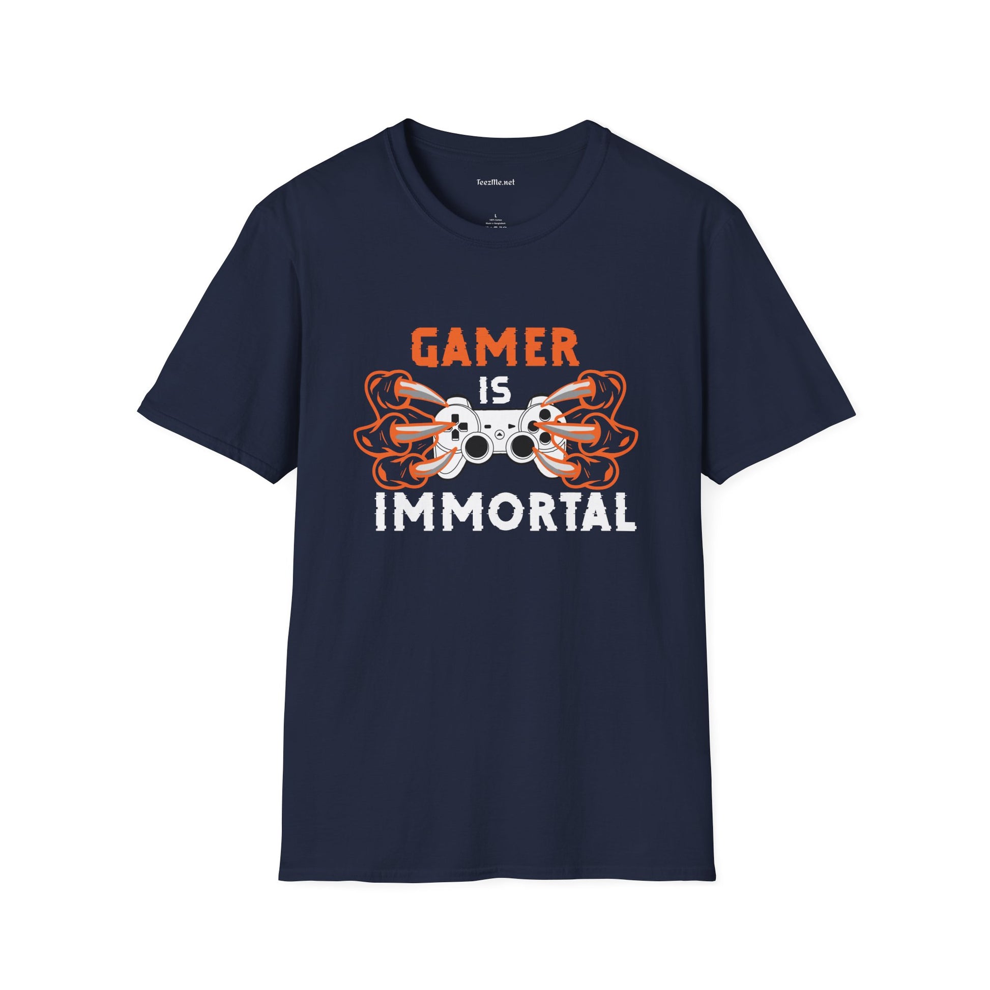 Gamer is Immortal 02 Unisex Softstyle T-Shirt 100% Cotton Graphic