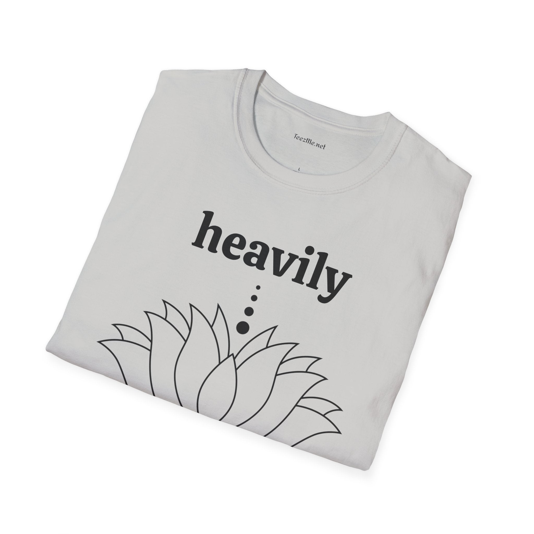 Heavily Meditated - Unisex Softstyle T-Shirt 100% Cotton Graphic