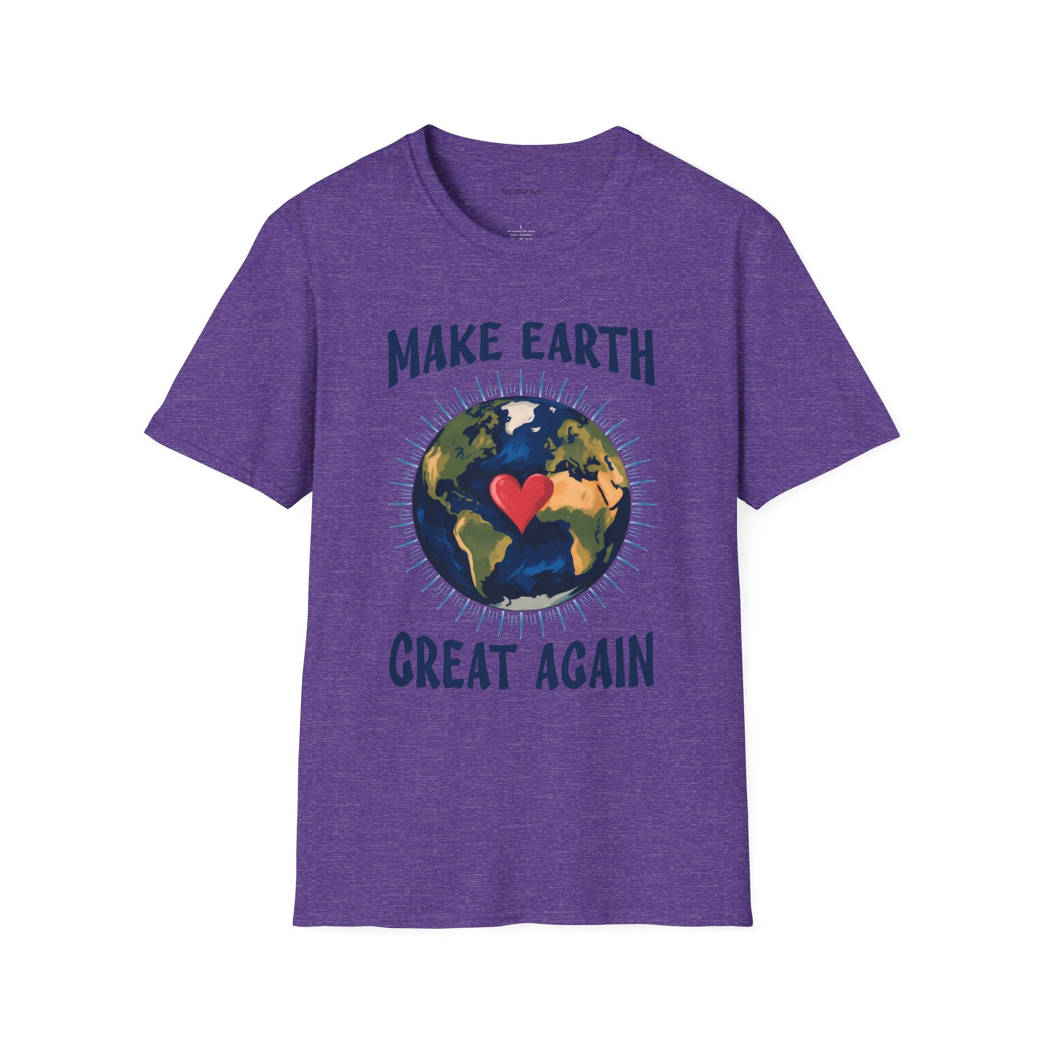 Make Earth Great 01 Unisex Softstyle T-Shirt 100% Cotton