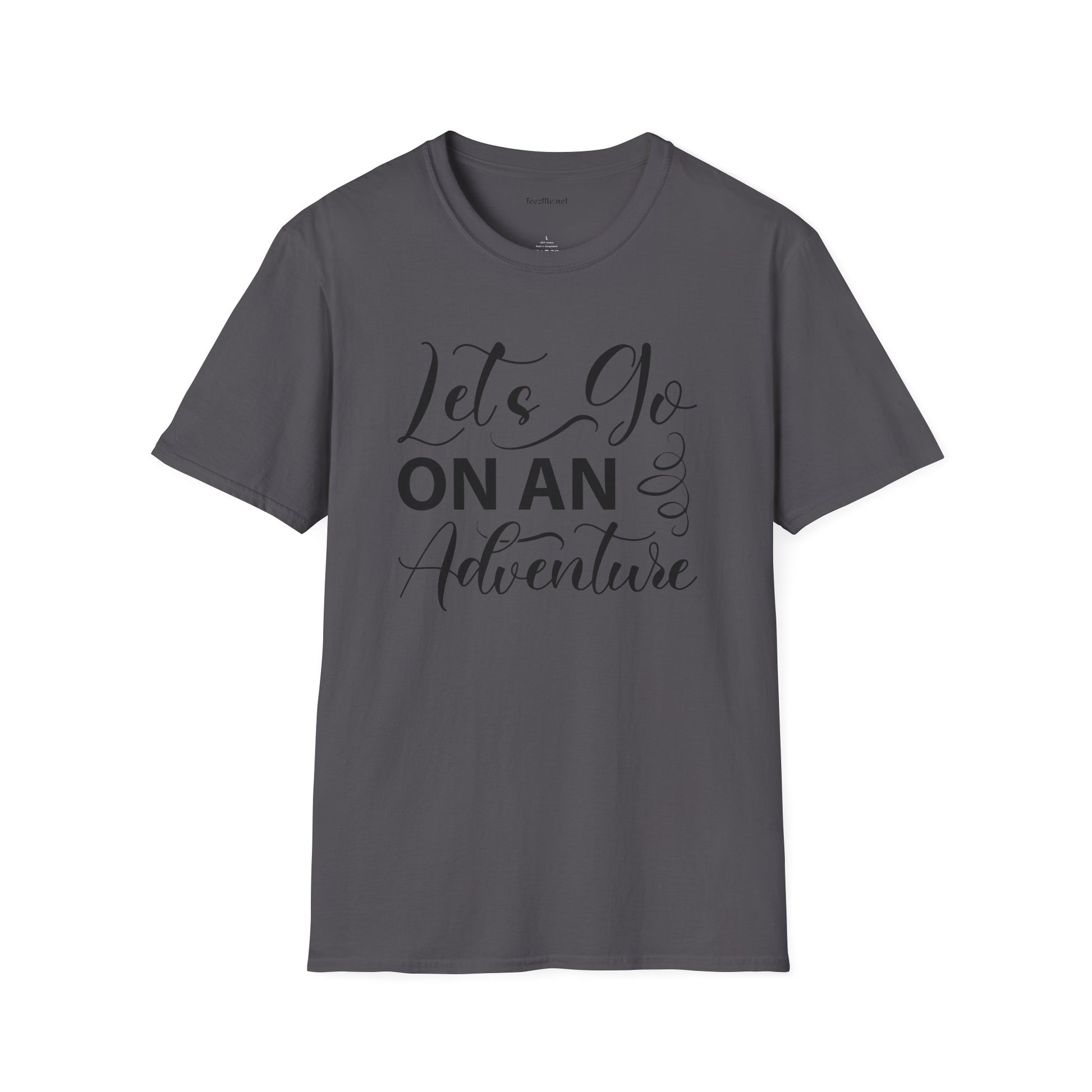 Let's Go On an Adventure Unisex Softstyle T-Shirt 100% Cotton Graphic
