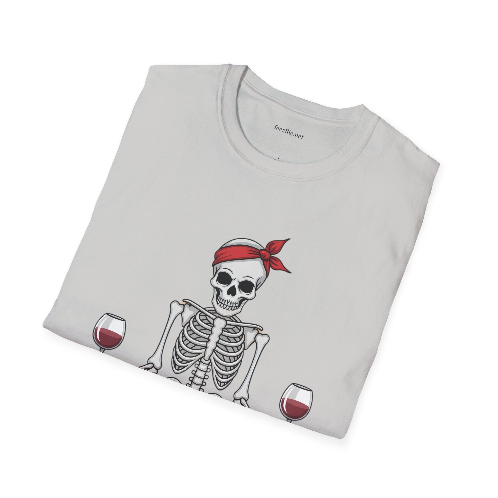 Namaste Skeleton - Unisex Softstyle T-Shirt 100% Cotton Graphic
