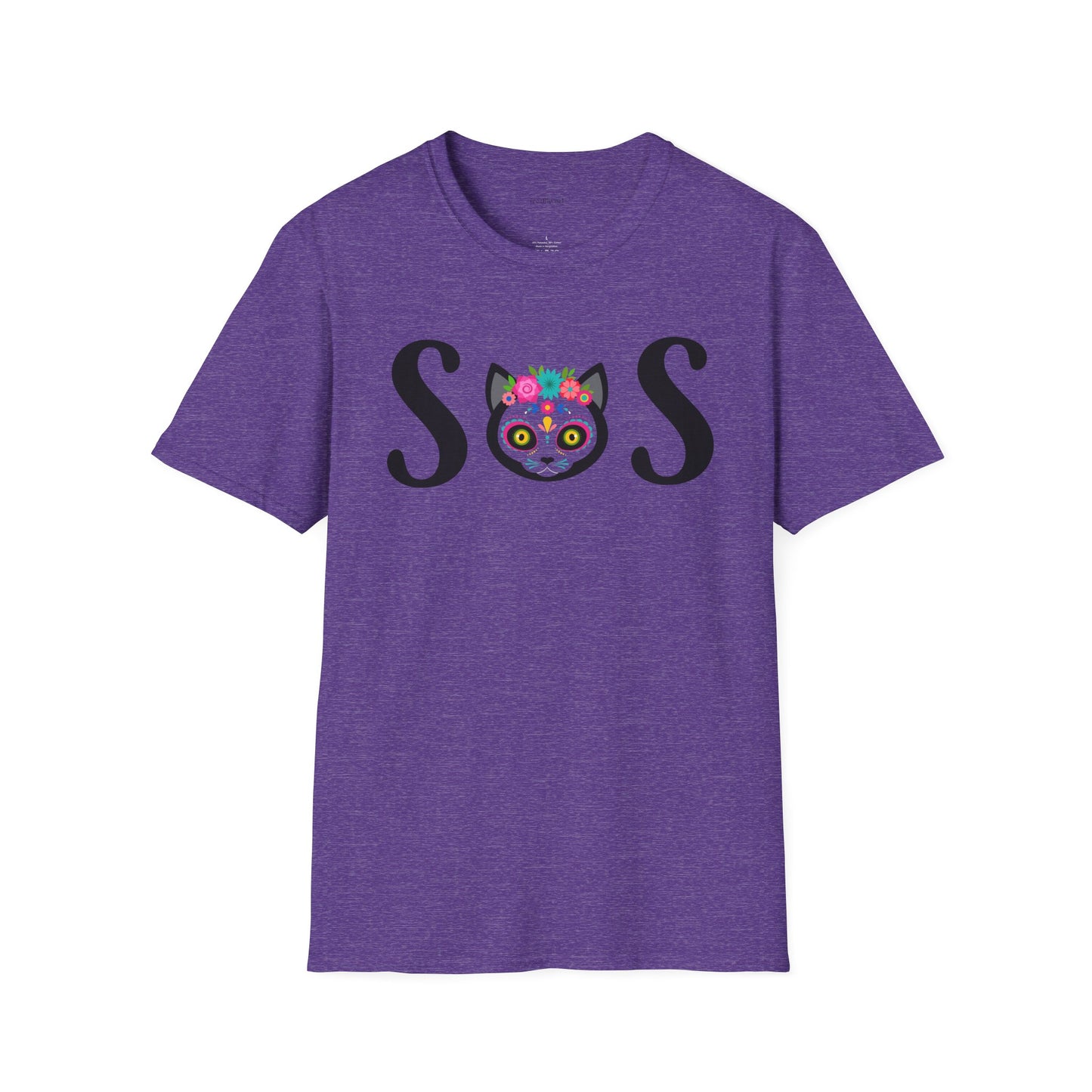 S O S - Unisex Softstyle T-Shirt 100% Cotton Graphic