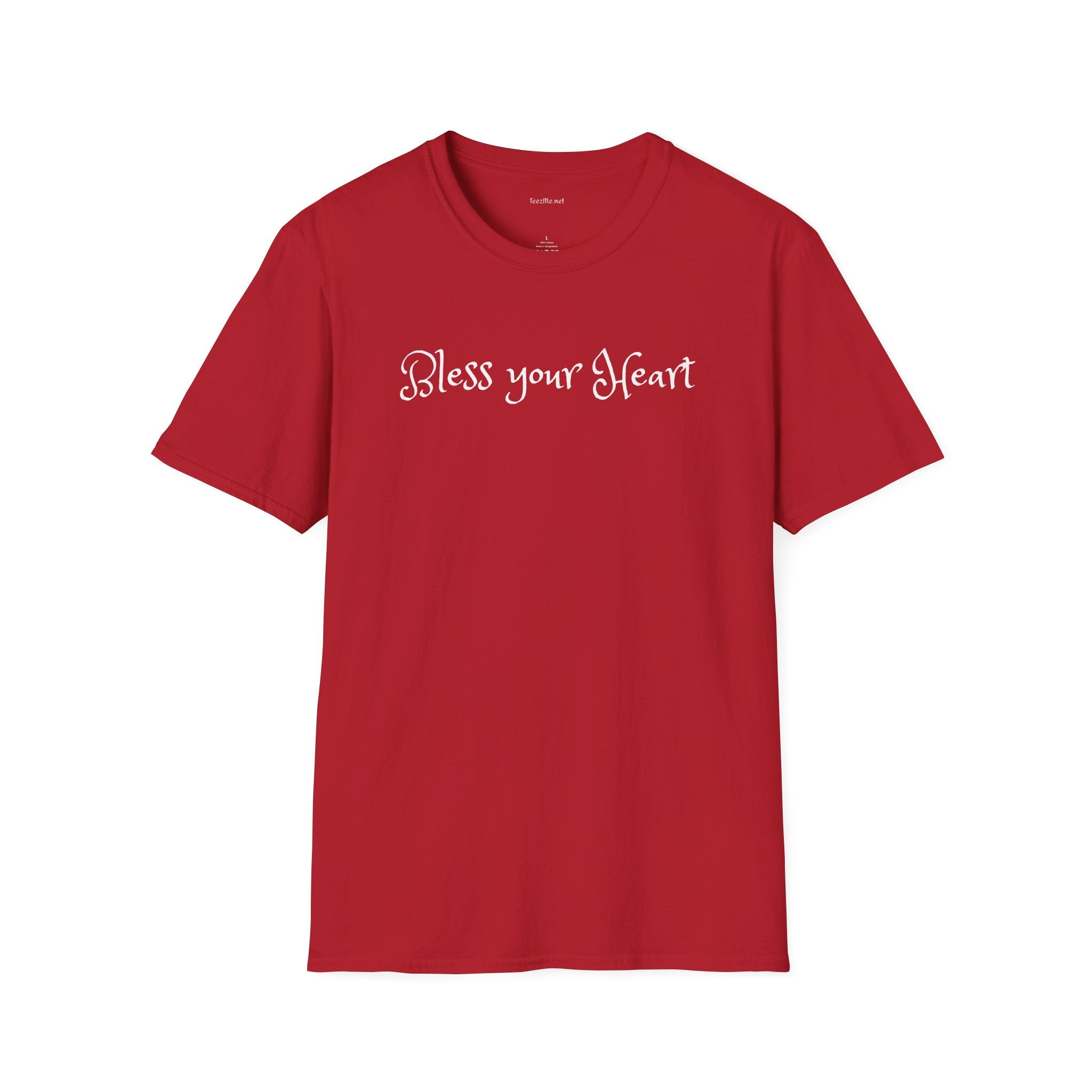 Bless your heart - Unisex Softstyle T-Shirt 100% Cotton Graphic