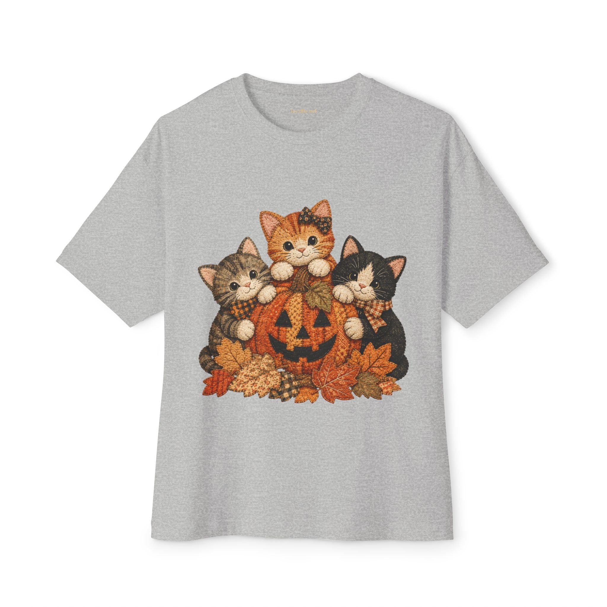 Halloween Kittens Pumpkin Tee