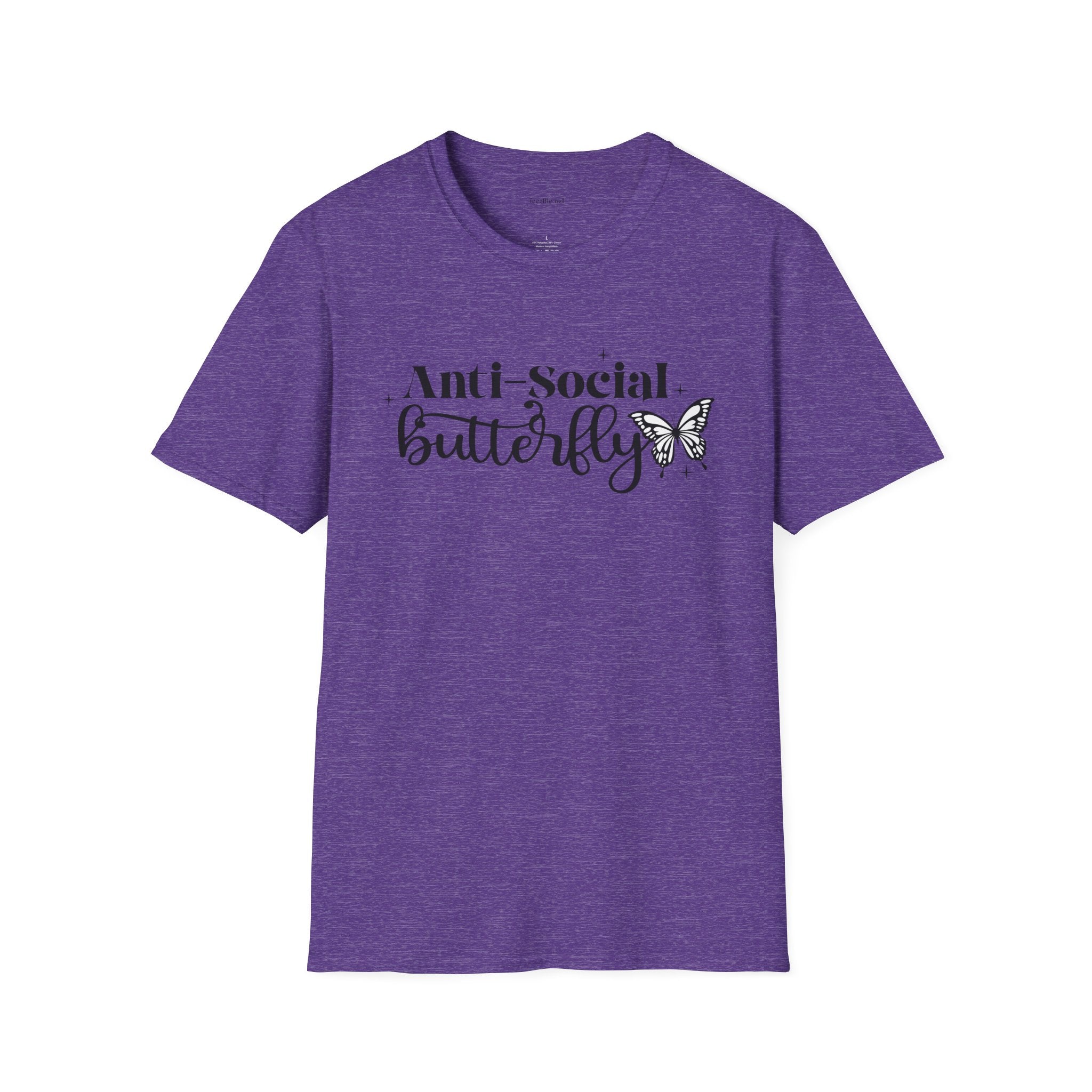 Anti-Social Butterfly T-Shirt — Cute Introvert Graphic Tee