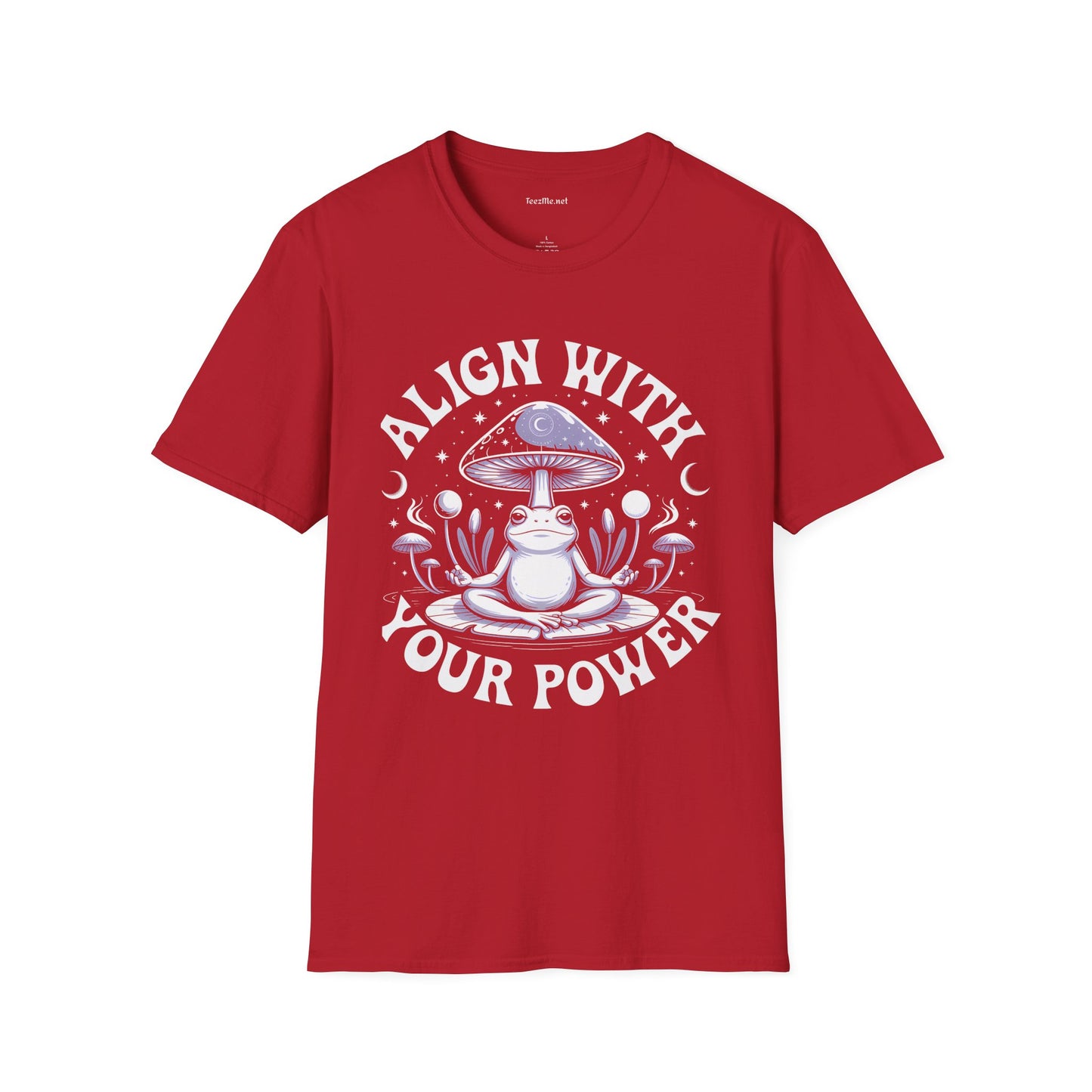 Align With Your Power Frog 01 Unisex Softstyle T-Shirt 100% Cotton