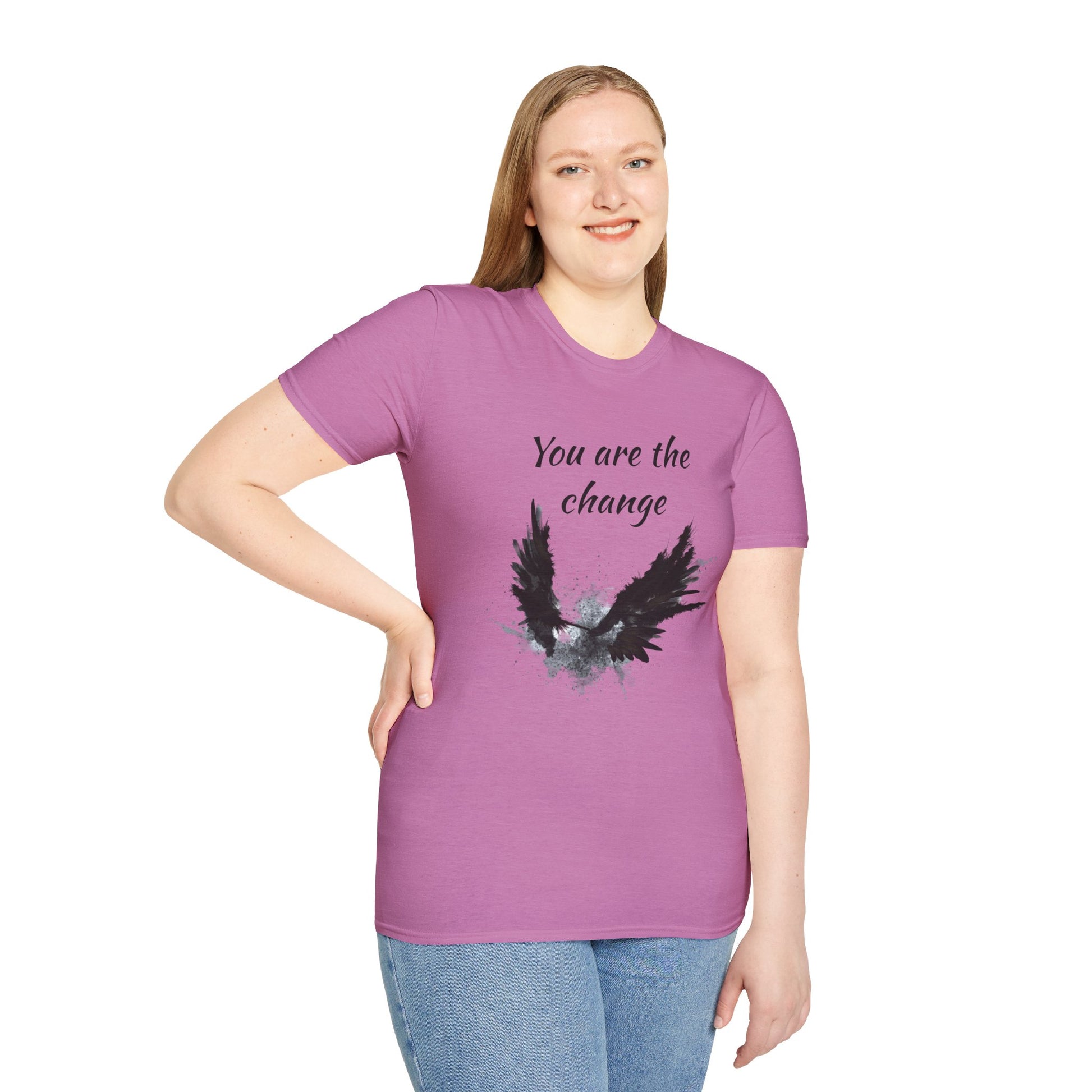 You are the change -Shirt 100% Cotton Graphic