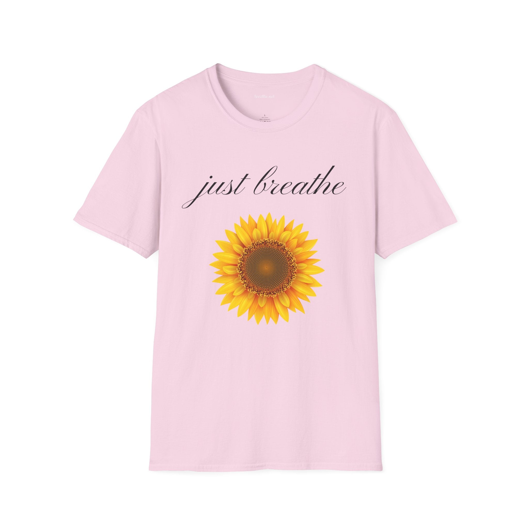 Just breathe - Unisex Softstyle T-Shirt 100% Cotton Graphic