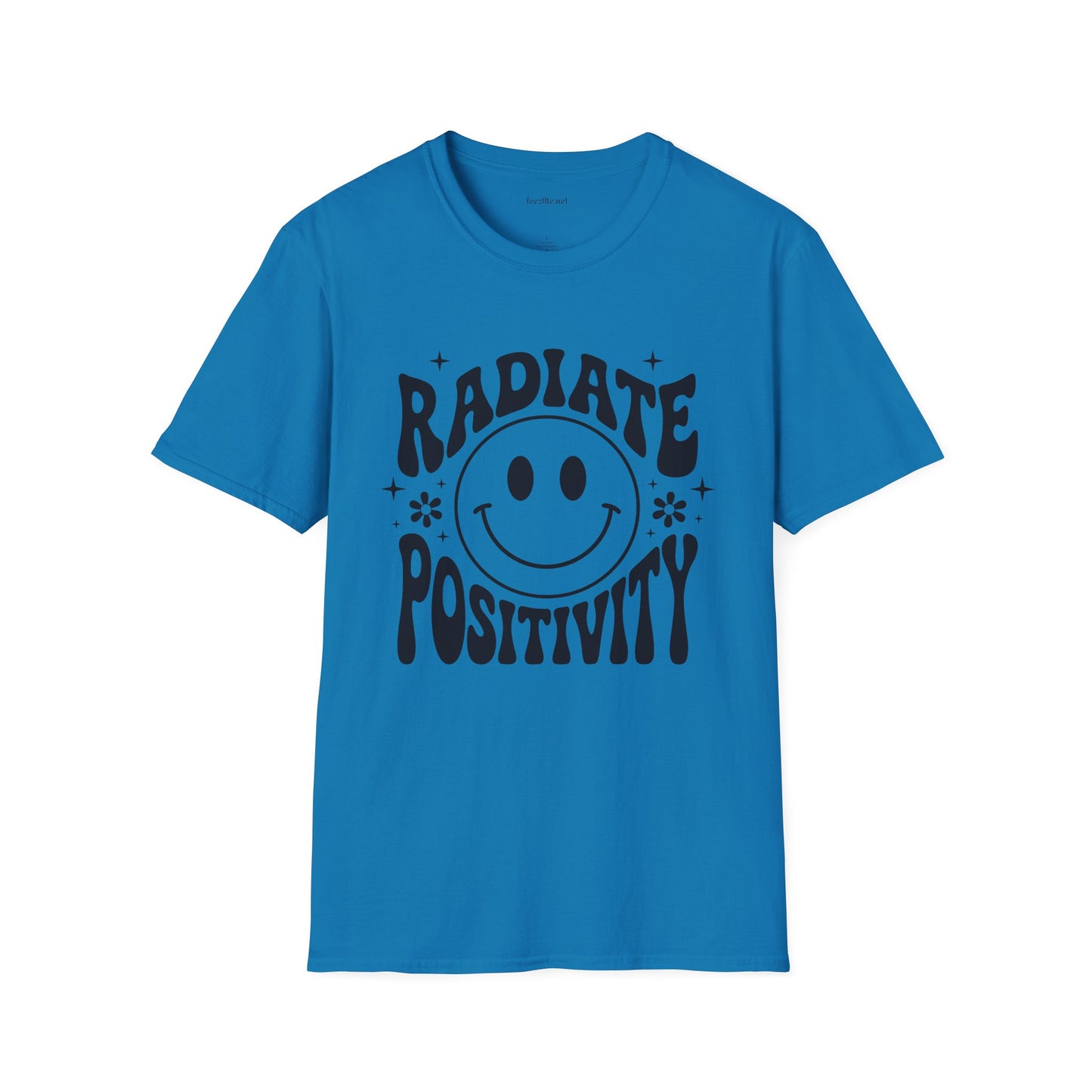 Radiate Positivity :) 02 Unisex Soft Style T-Shirt 100% Cotton Graphic