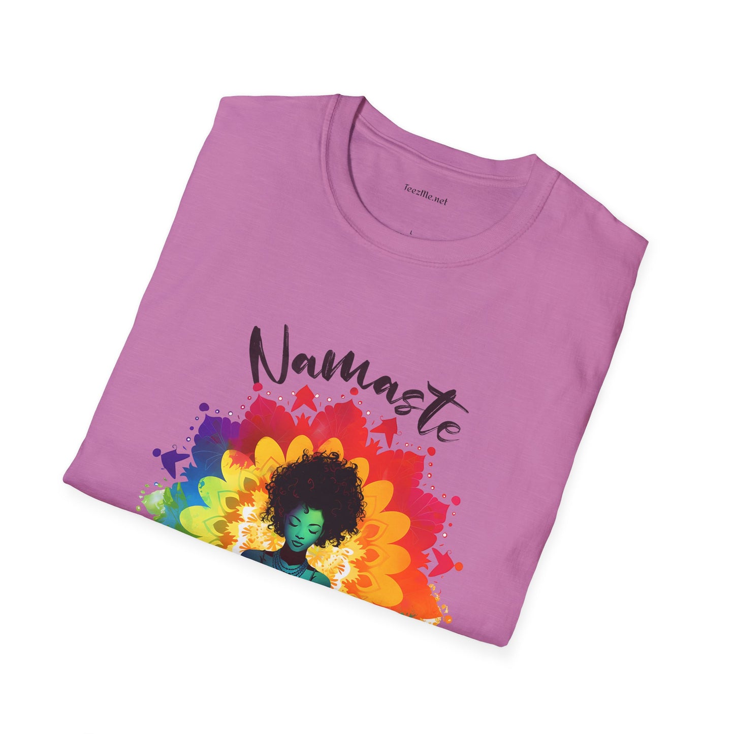 Namaste - Unisex Softstyle T-Shirt 100% Cotton Graphic