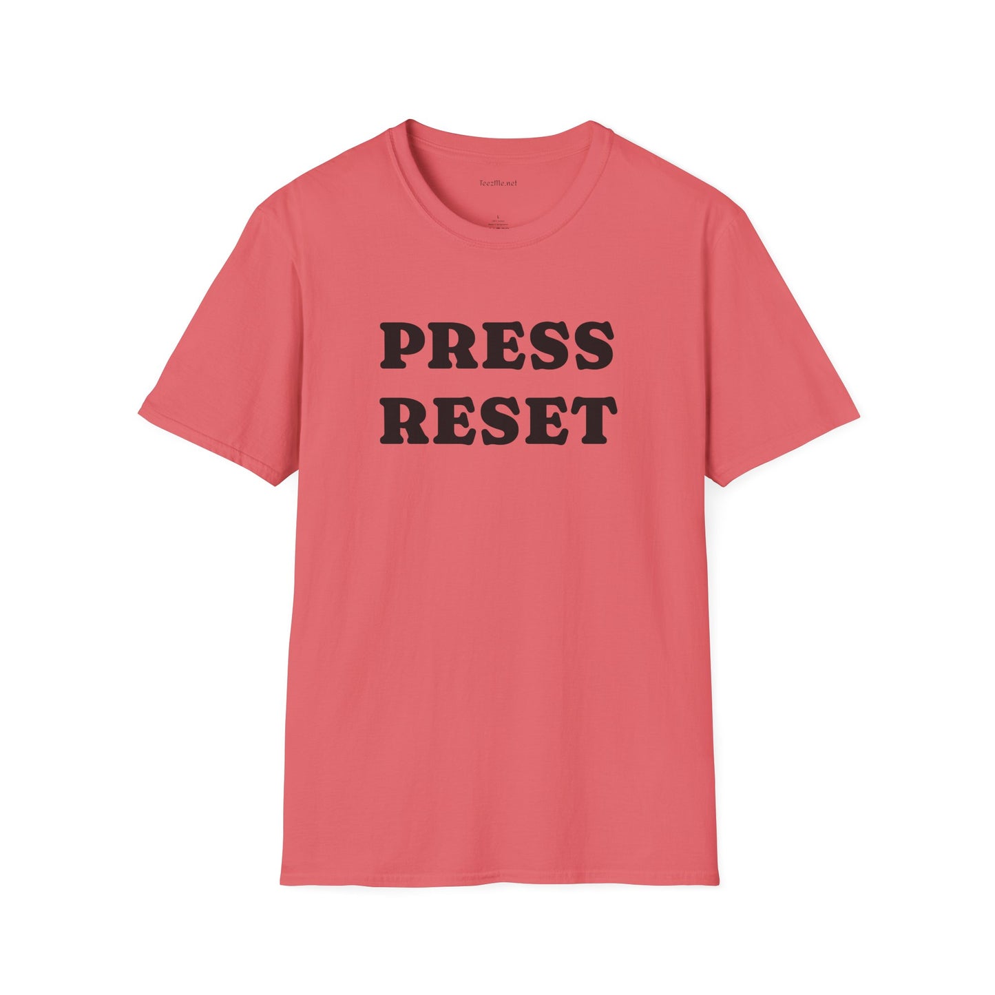 Press Reset - Unisex Softstyle T-Shirt 100% Cotton Graphic