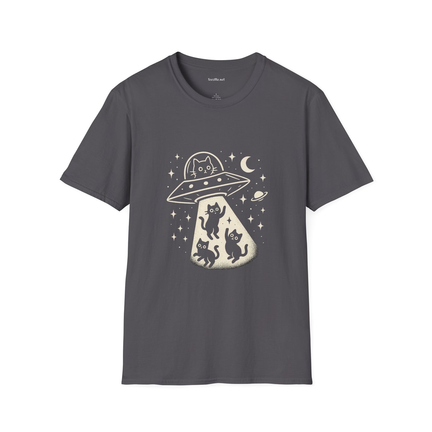 UFO Cats Unisex Softstyle T-Shirt 100% Cotton Graphic