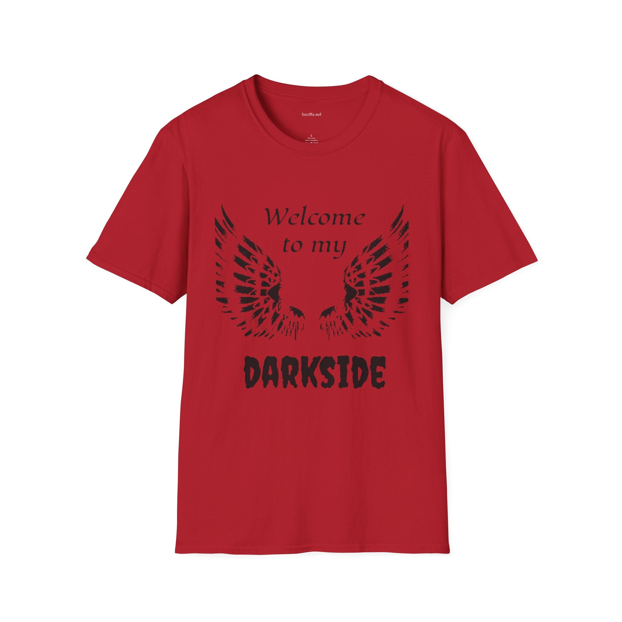 Welcome to my DARKSIDE - Unisex Softstyle T-Shirt 100% Cotton Graphic