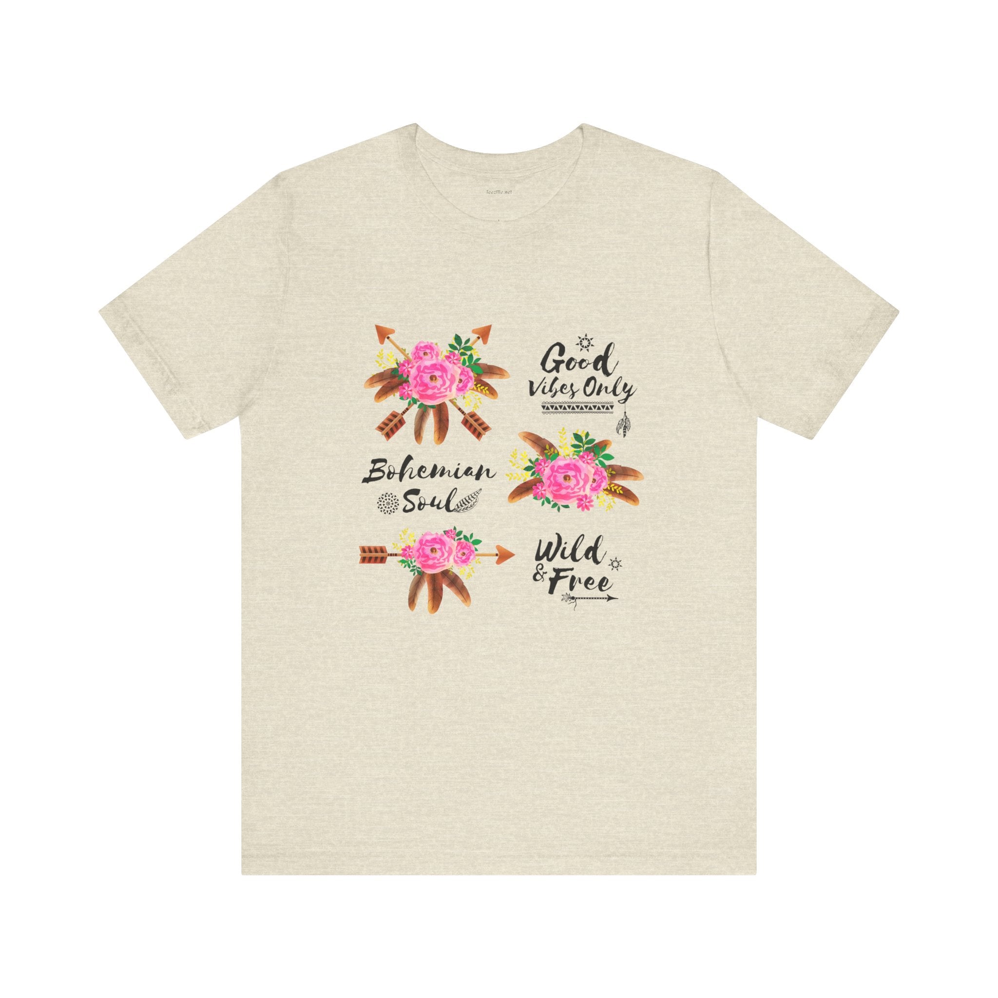 Wild & Free - Unisex Jersey Short Sleeve Tee #BOHO