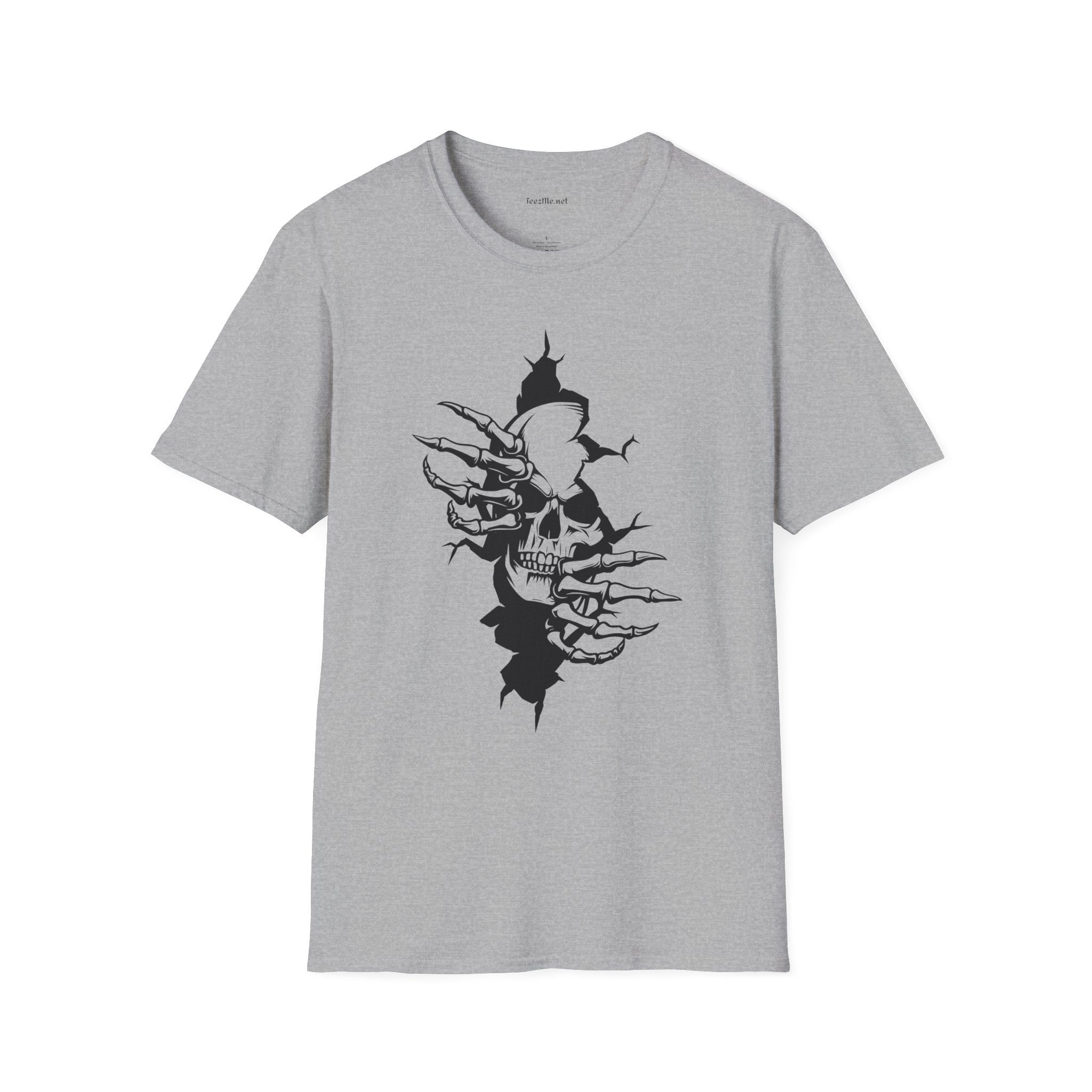 Skull in the Wall Unisex Softstyle T-Shirt 100% Cotton
