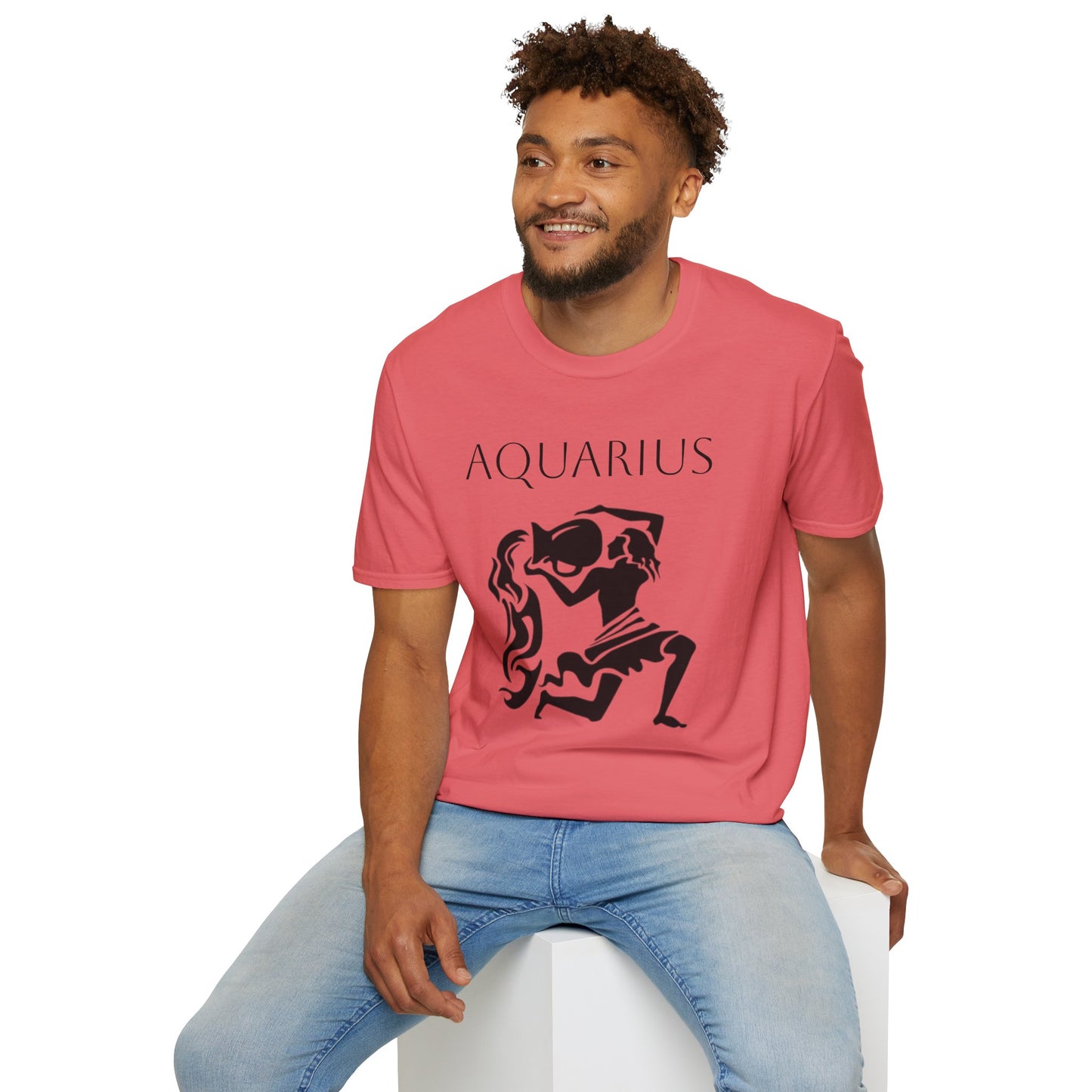 AQUARIUS - Unisex Softstyle T-Shirt 100% Cotton Graphic