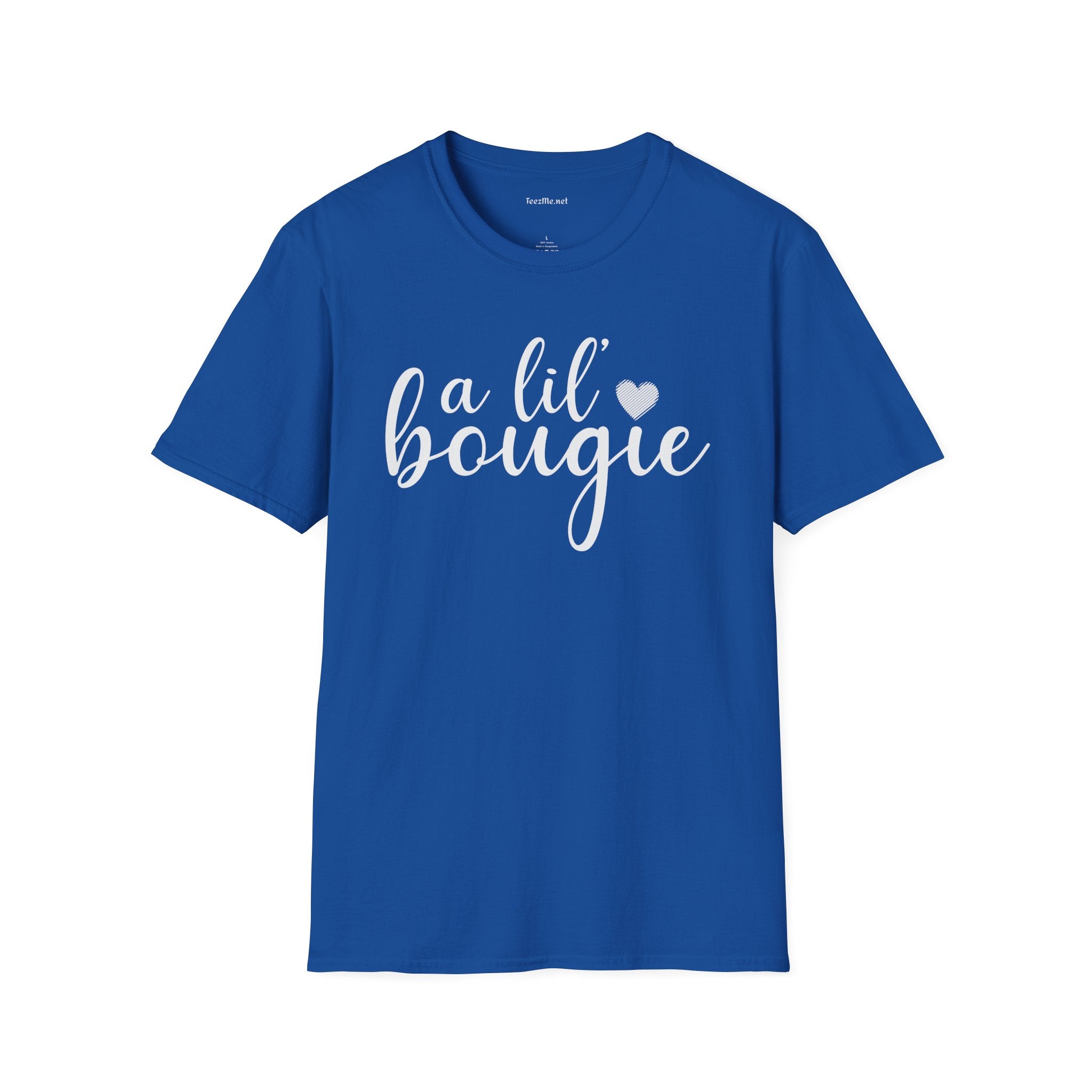 A lil bougie Unisex Softstyle T-Shirt 100% Cotton Graphic