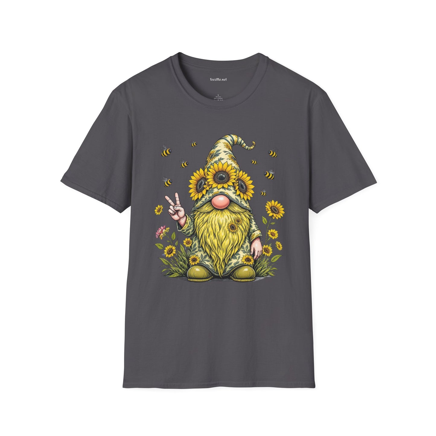 Be Kind Gnome Unisex Softstyle T-Shirt 100% Cotton Graphic