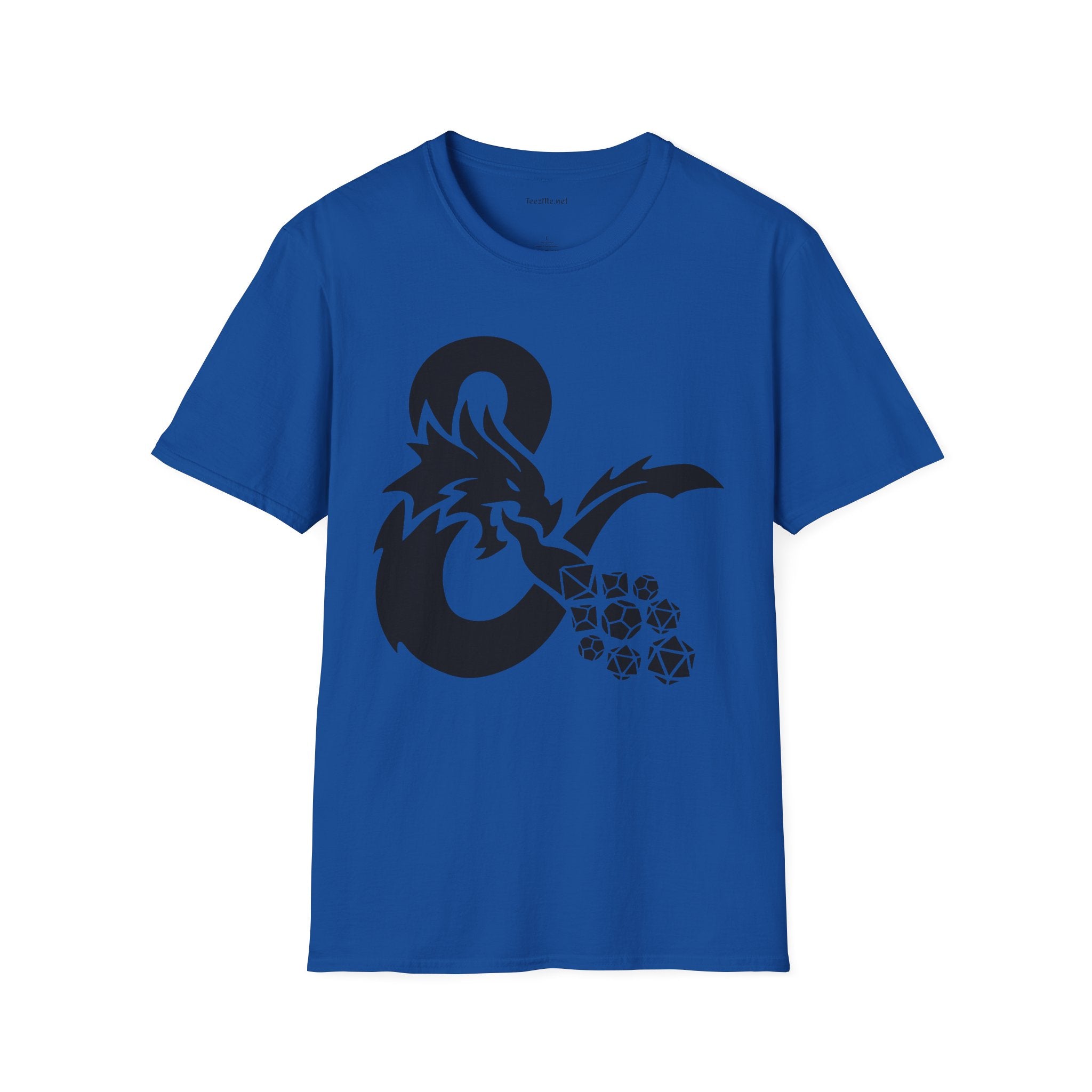 Dragon Fire Dice Unisex Softstyle T-Shirt 100% Cotton Graphic