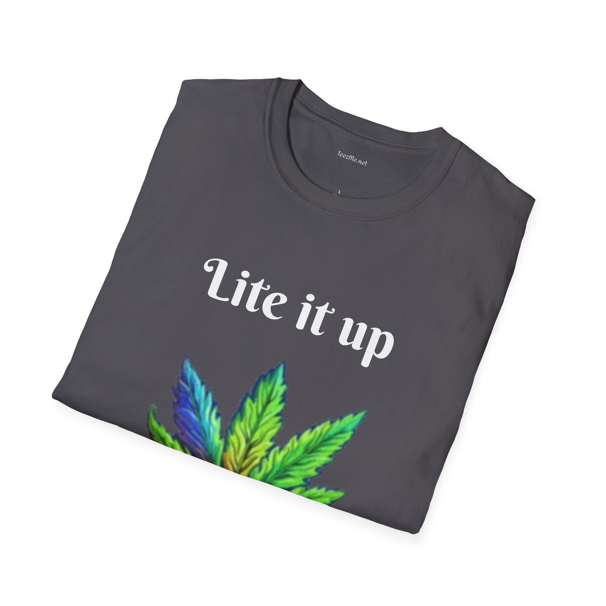 Lite it up - Unisex Softstyle T-Shirt 100% Cotton Graphic