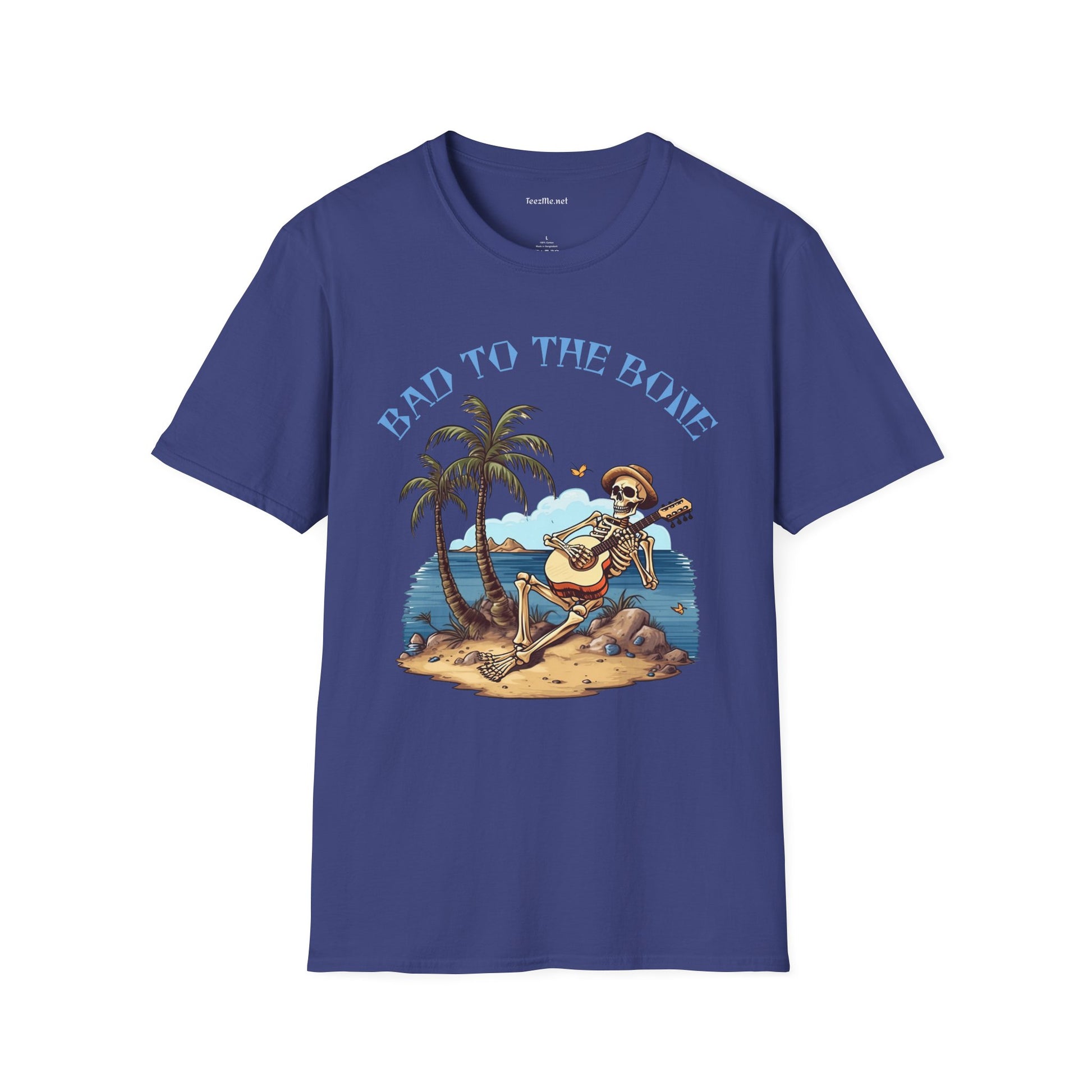 Bad to the Bone Unisex Softstyle T-Shirt 100% Cotton Graphic