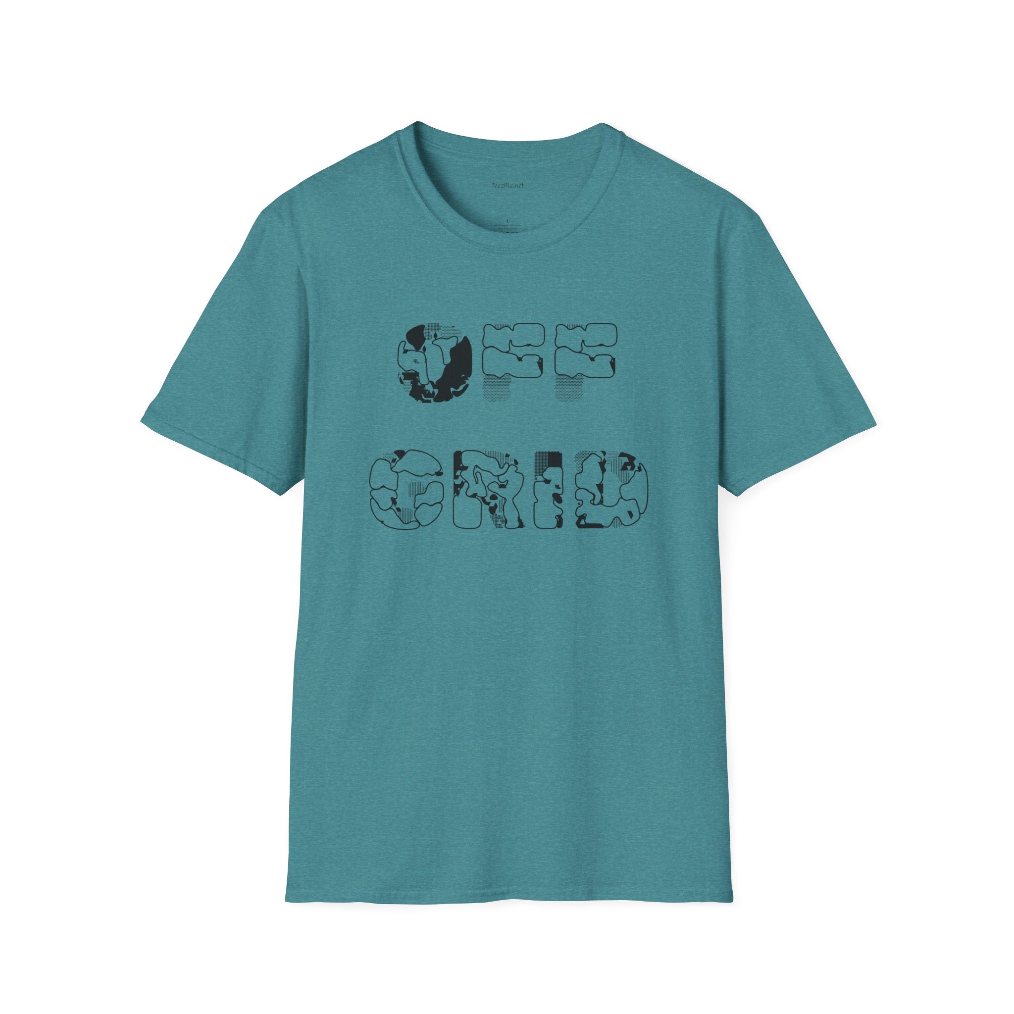 OFF GRID - Unisex Softstyle T-Shirt 100% Cotton Graphic