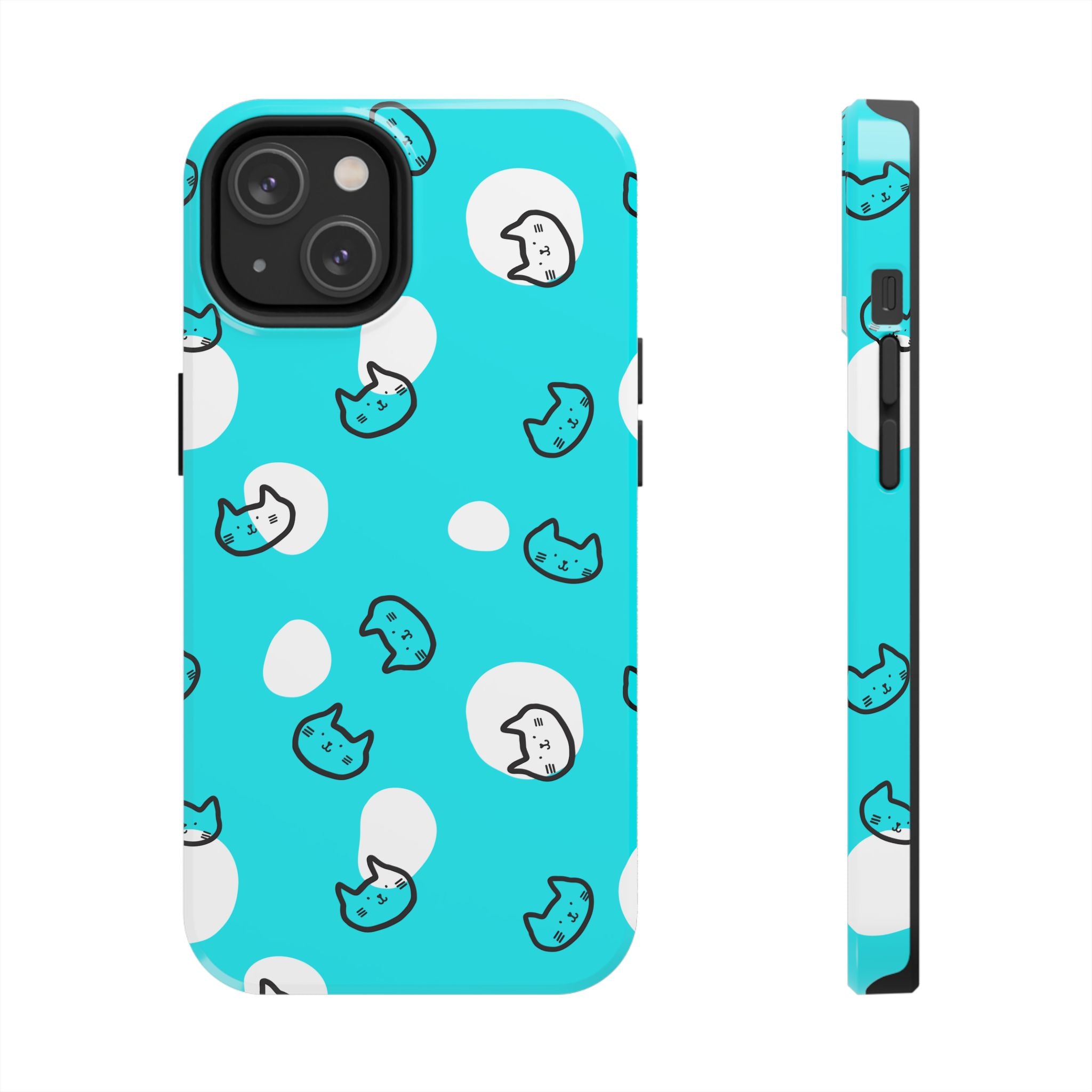 Cute Cat Pattern Cell Phone Case Tough Phone Cases