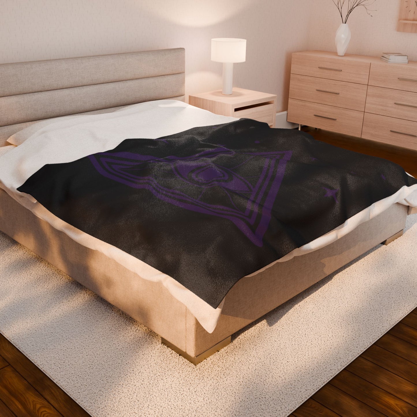 Protective Eye Velveteen Plush Blanket