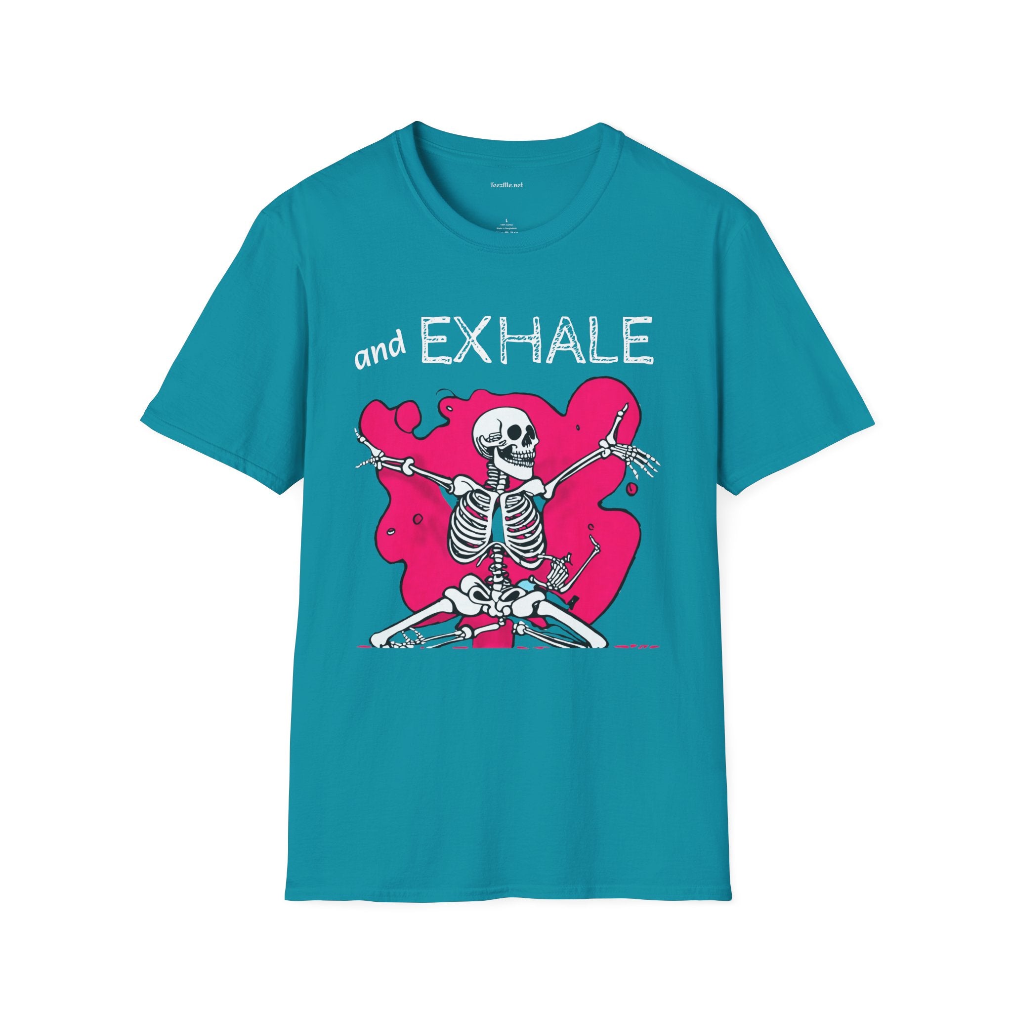 and EXHALE Unisex Softstyle T-Shirt 100% Cotton Graphic