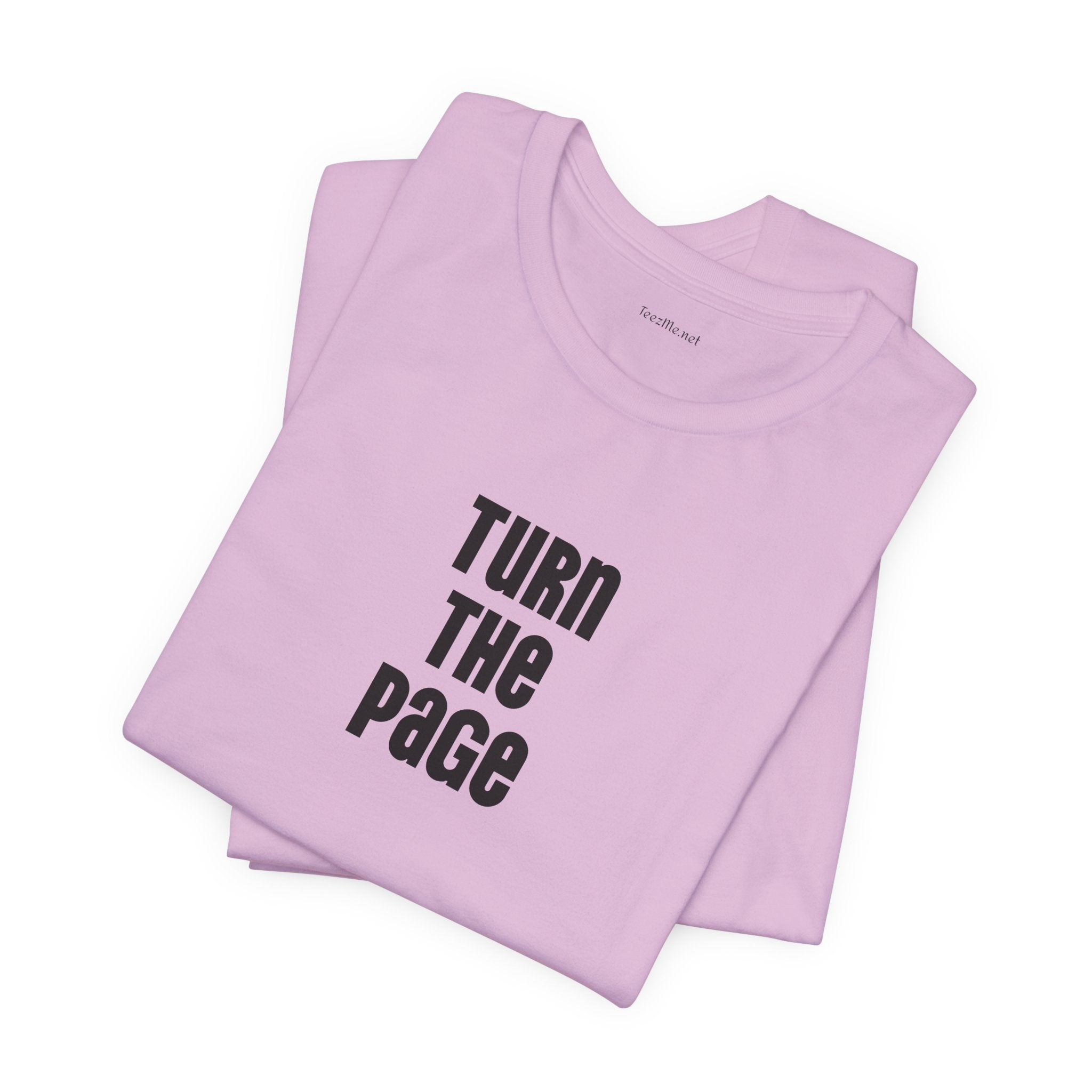 Turn the Page - Unisex Jersey Short Sleeve Tee