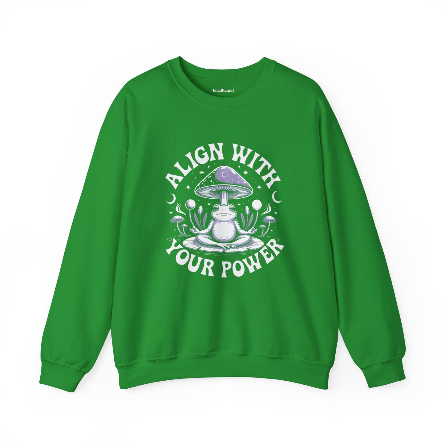 Align With Your Power Frog Unisex Heavy Blend™ Crewneck Sweatshirt