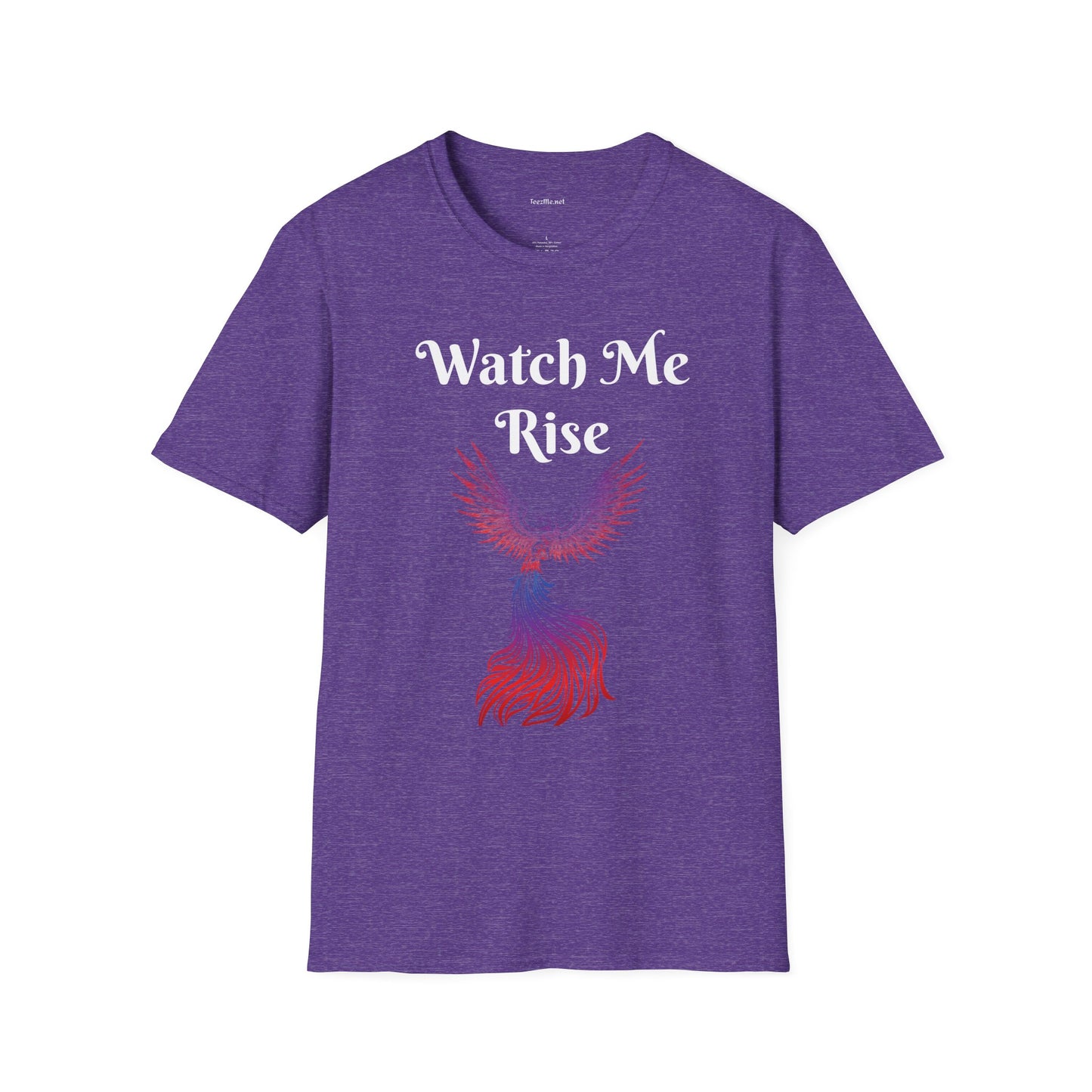 Watch Me Rise - Unisex Softstyle T-Shirt 100% Cotton Graphic