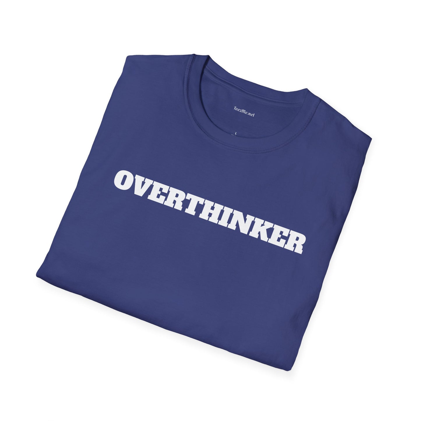 OVERTHINKER - Unisex Softstyle T-Shirt 100% Cotton Graphic