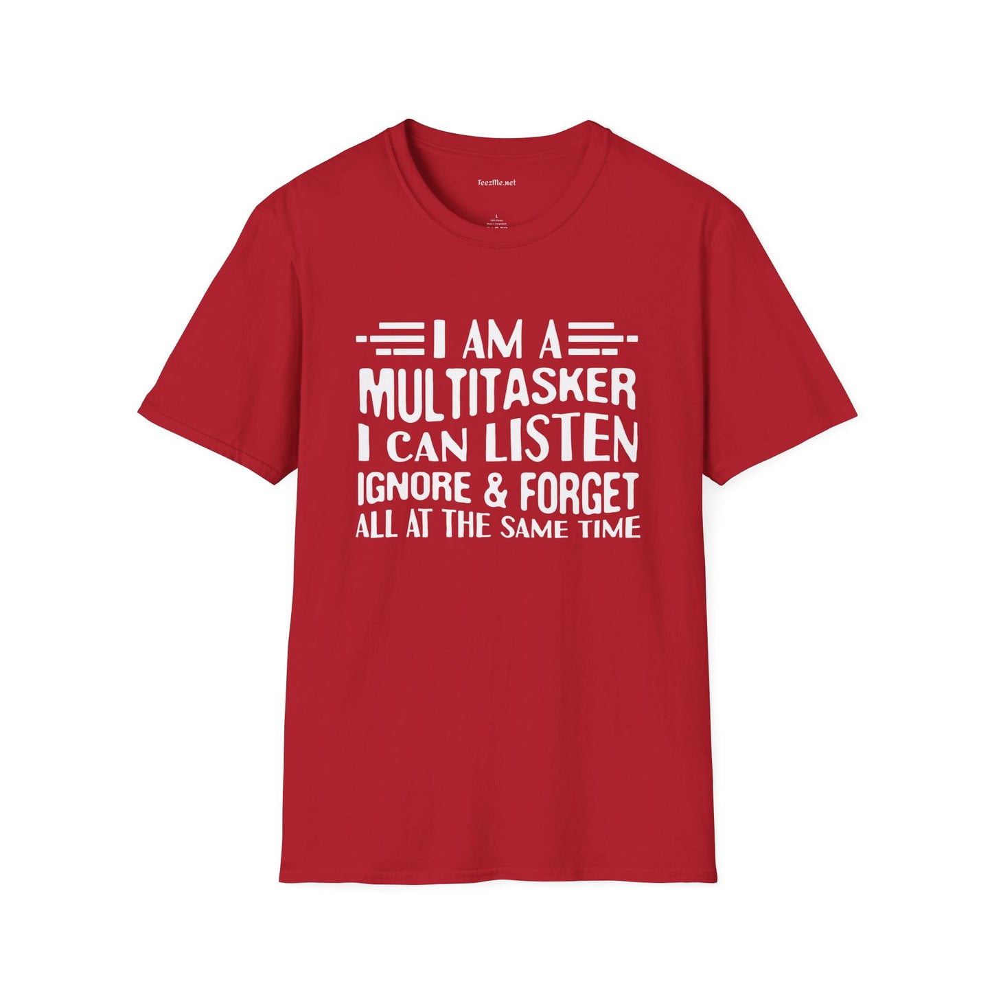 MultiTasker Unisex SoftStyle T-Shirt 100% Cotton
