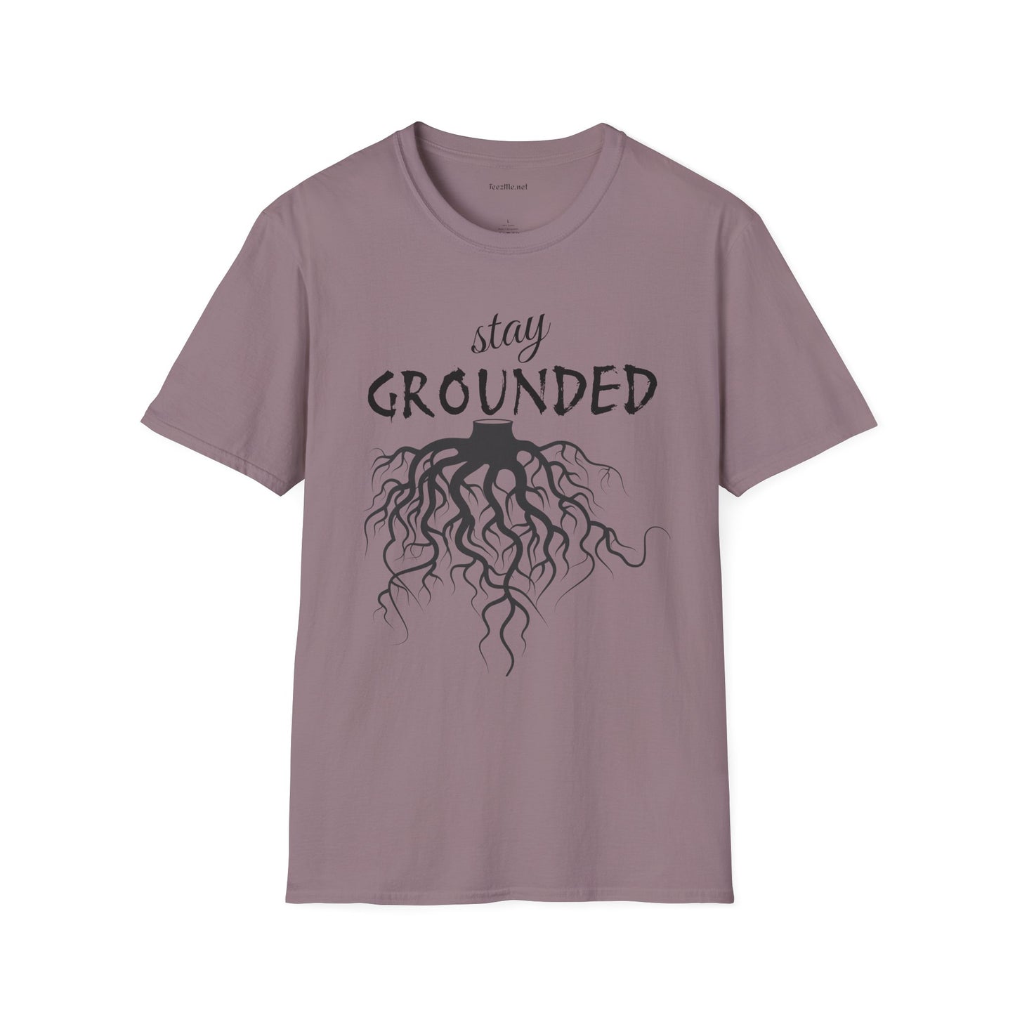 Stay Grounded Unisex Softstyle T-Shirt 100% Cotton