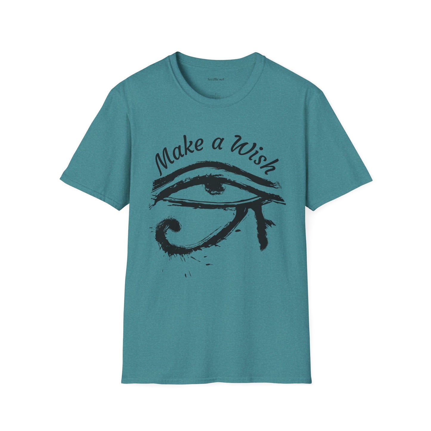 Make a Wish Eye of Horus Unisex Softstyle T-Shirt 100% Cotton